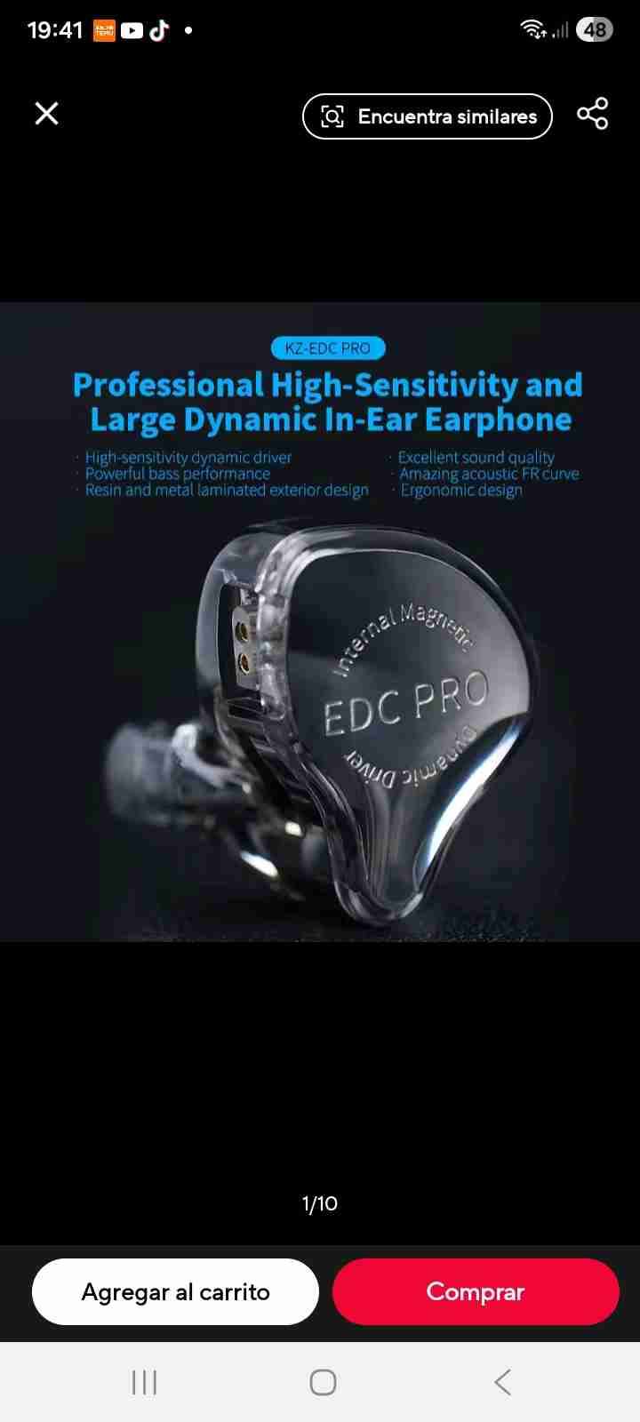 Auriculares In-Ear KZ-EDC Pro