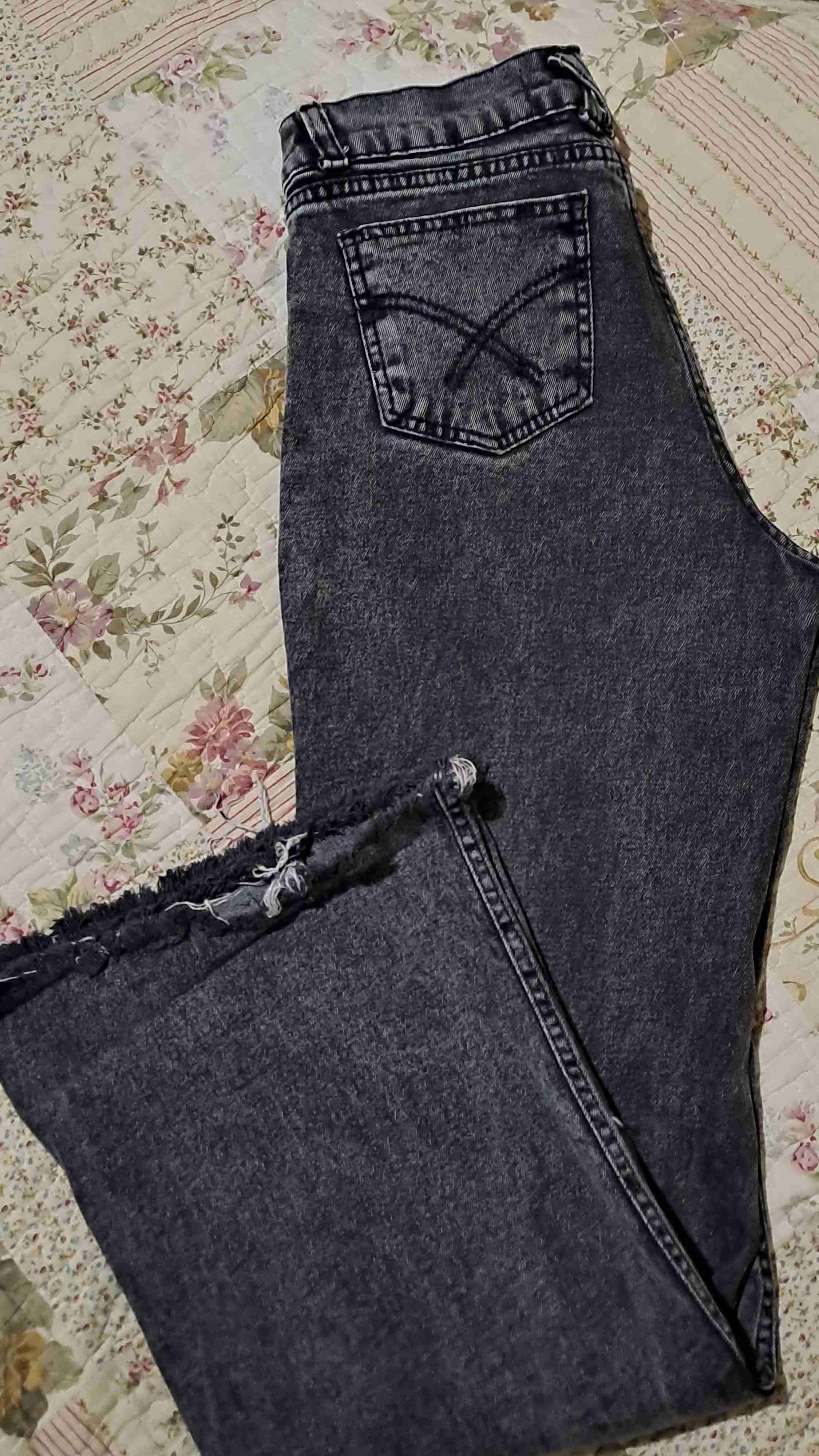 Jeans negro Dinámica tiro alto