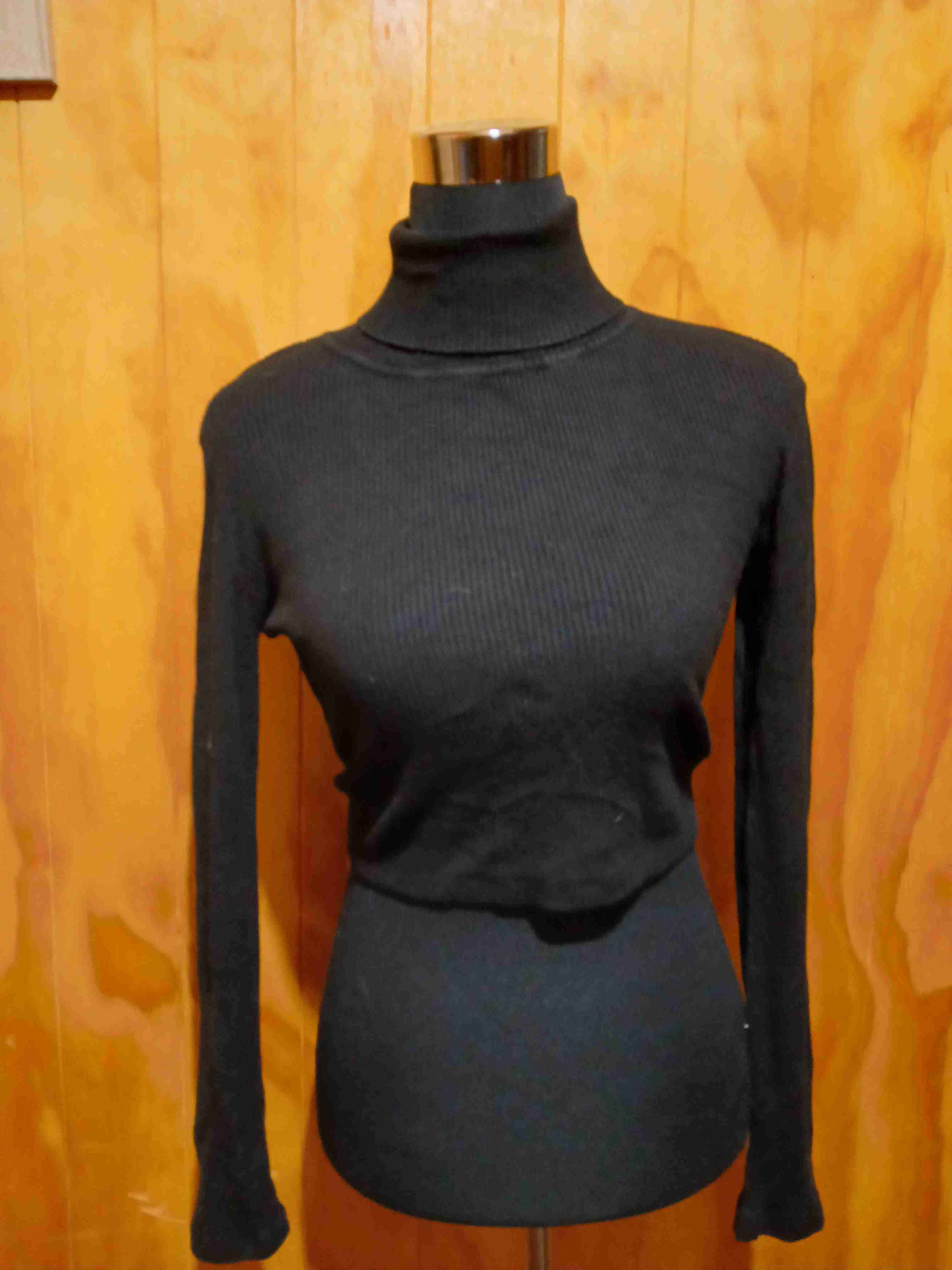 Bolero negro de punto - miniatura 2