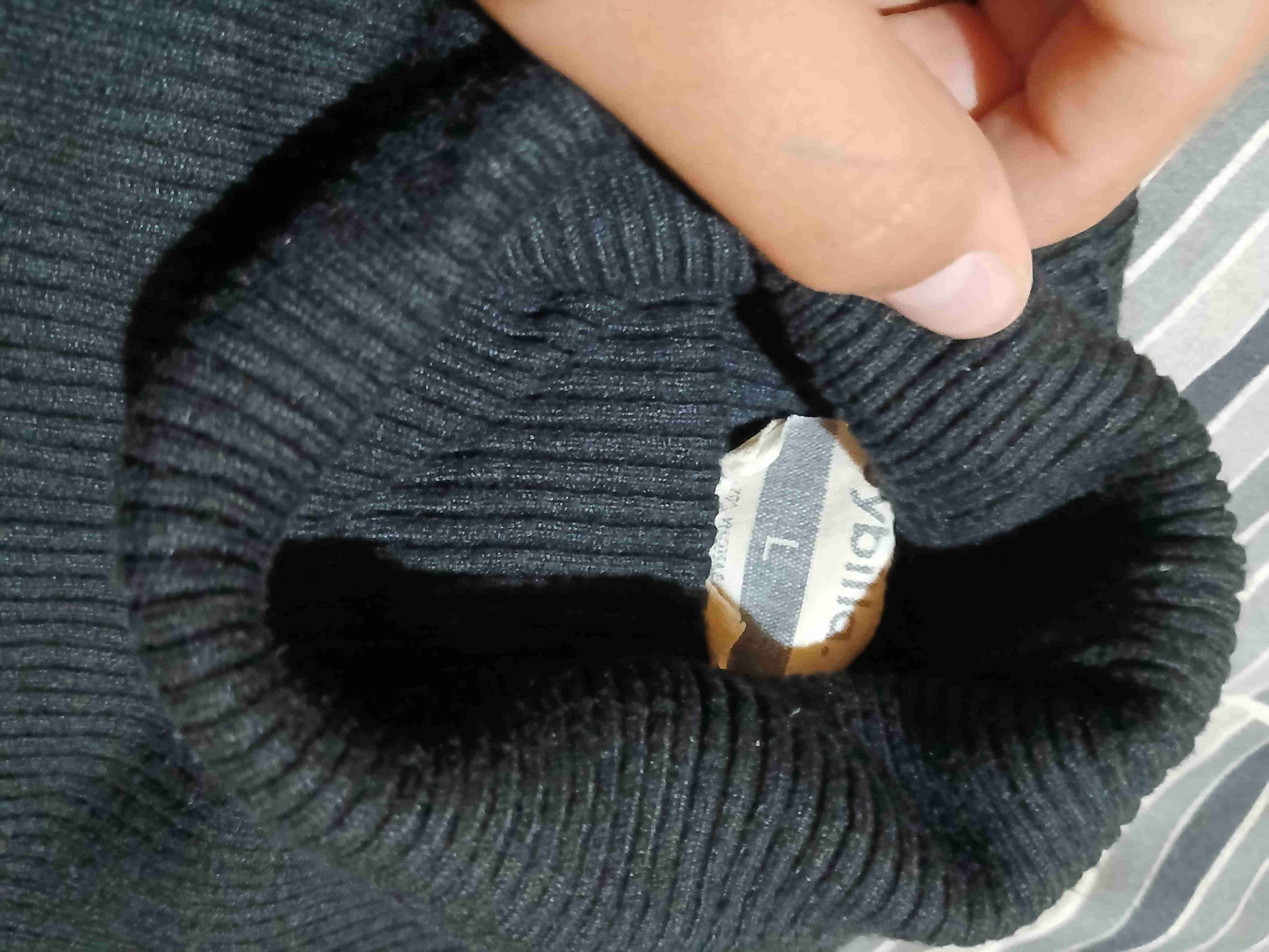 Bolero negro de punto - miniatura 3