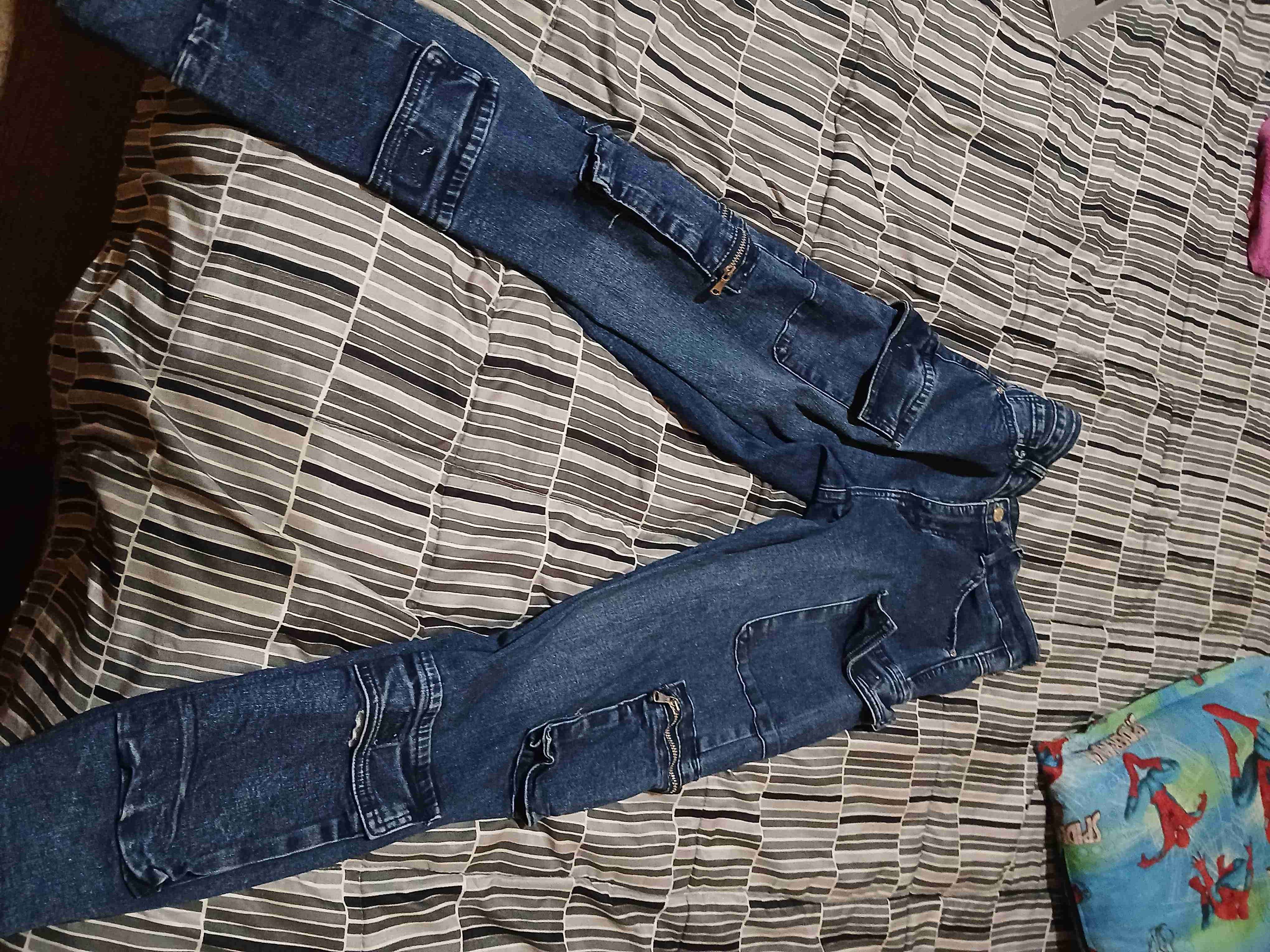 Jeans talla 38 negro y azul - miniatura 2