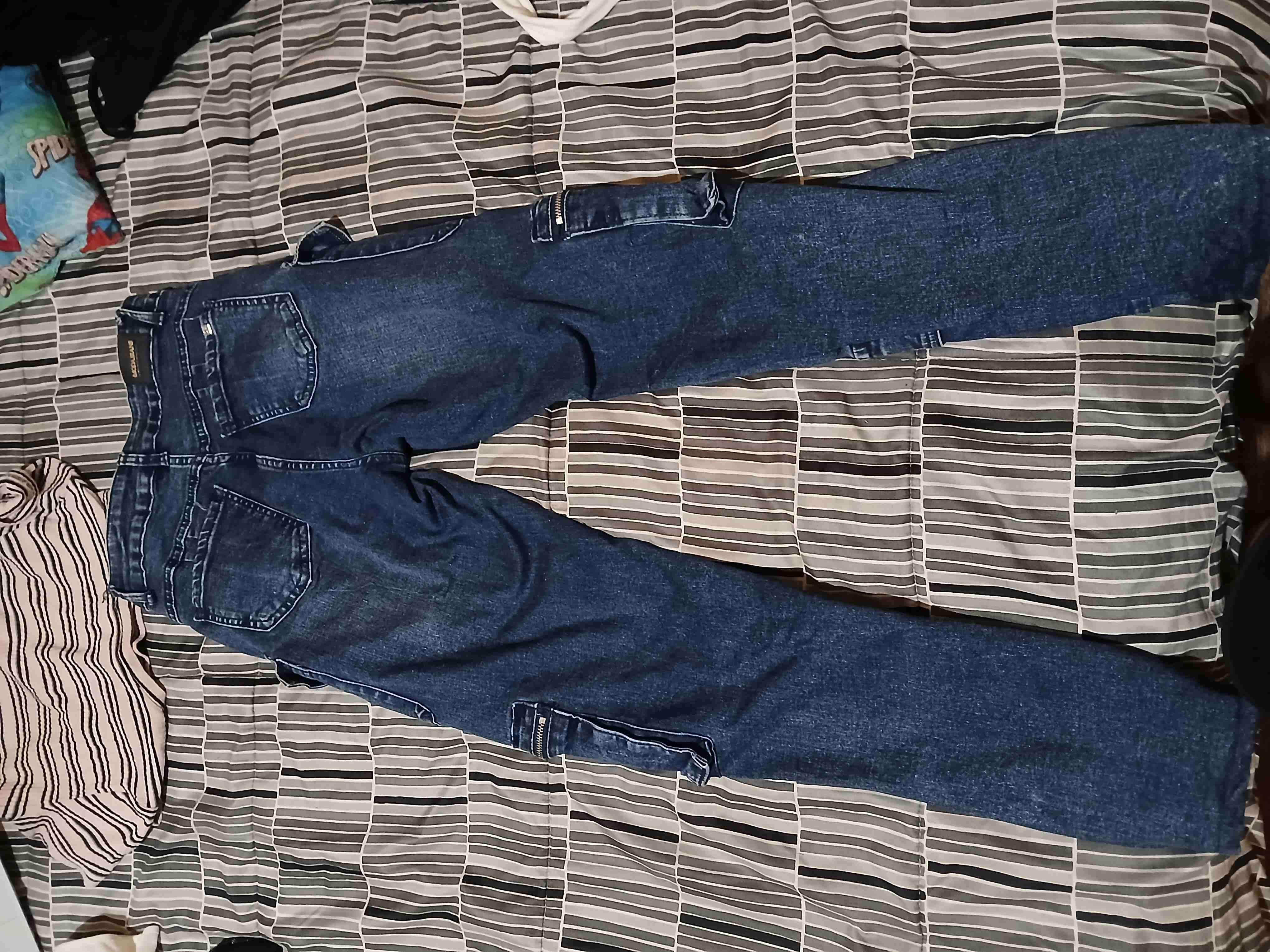 Jeans talla 38 negro y azul - miniatura 3