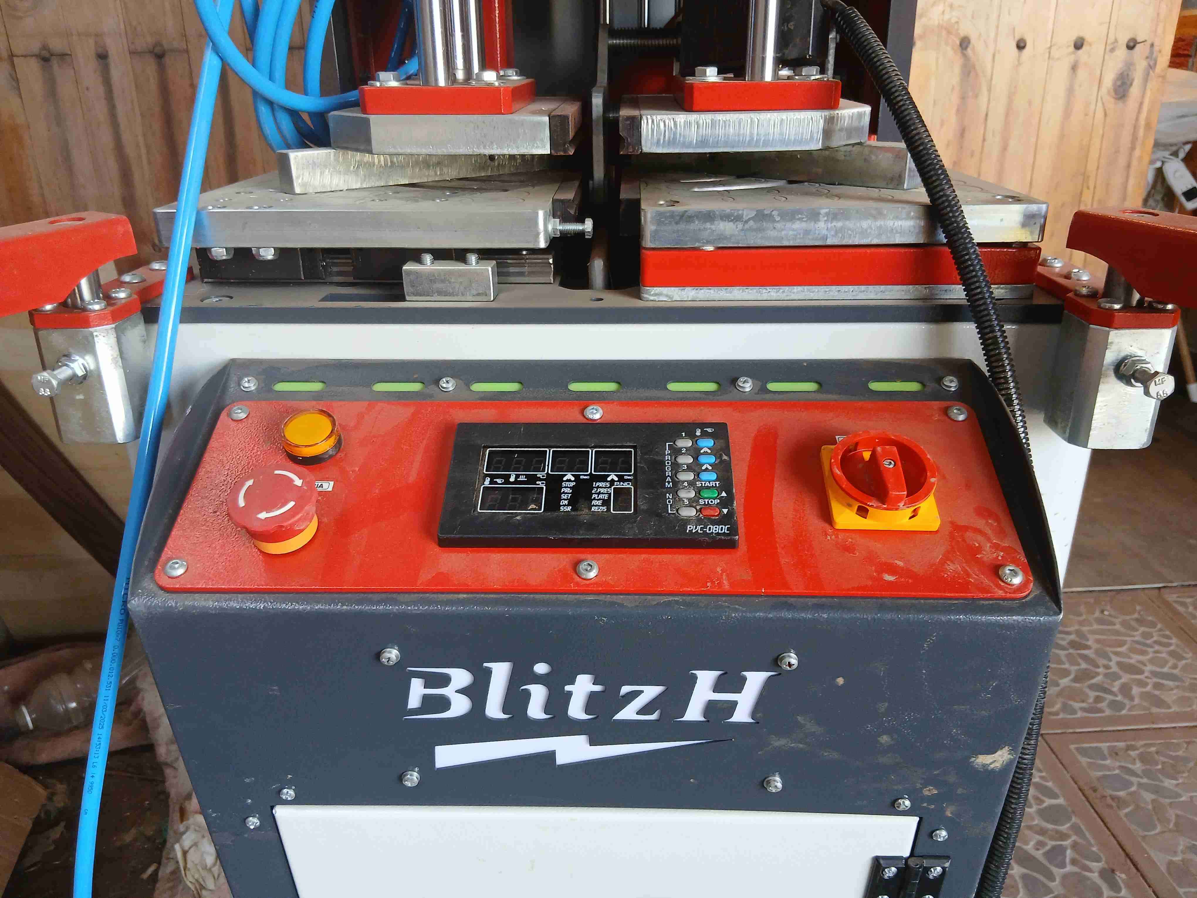 Máquina Blitz H industrial y Compresor 3hp