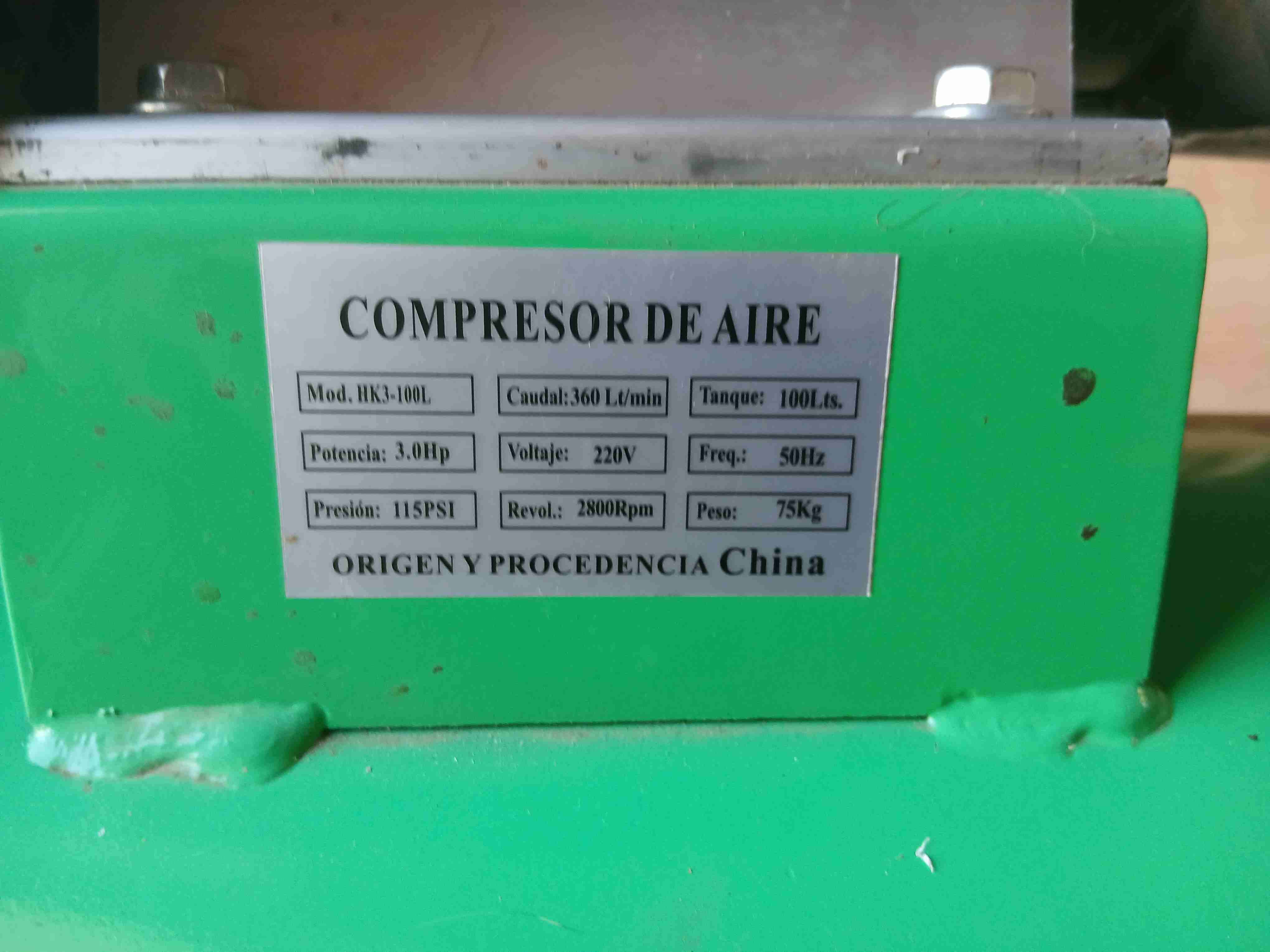 Máquina Blitz H industrial y Compresor 3hp - miniatura 5