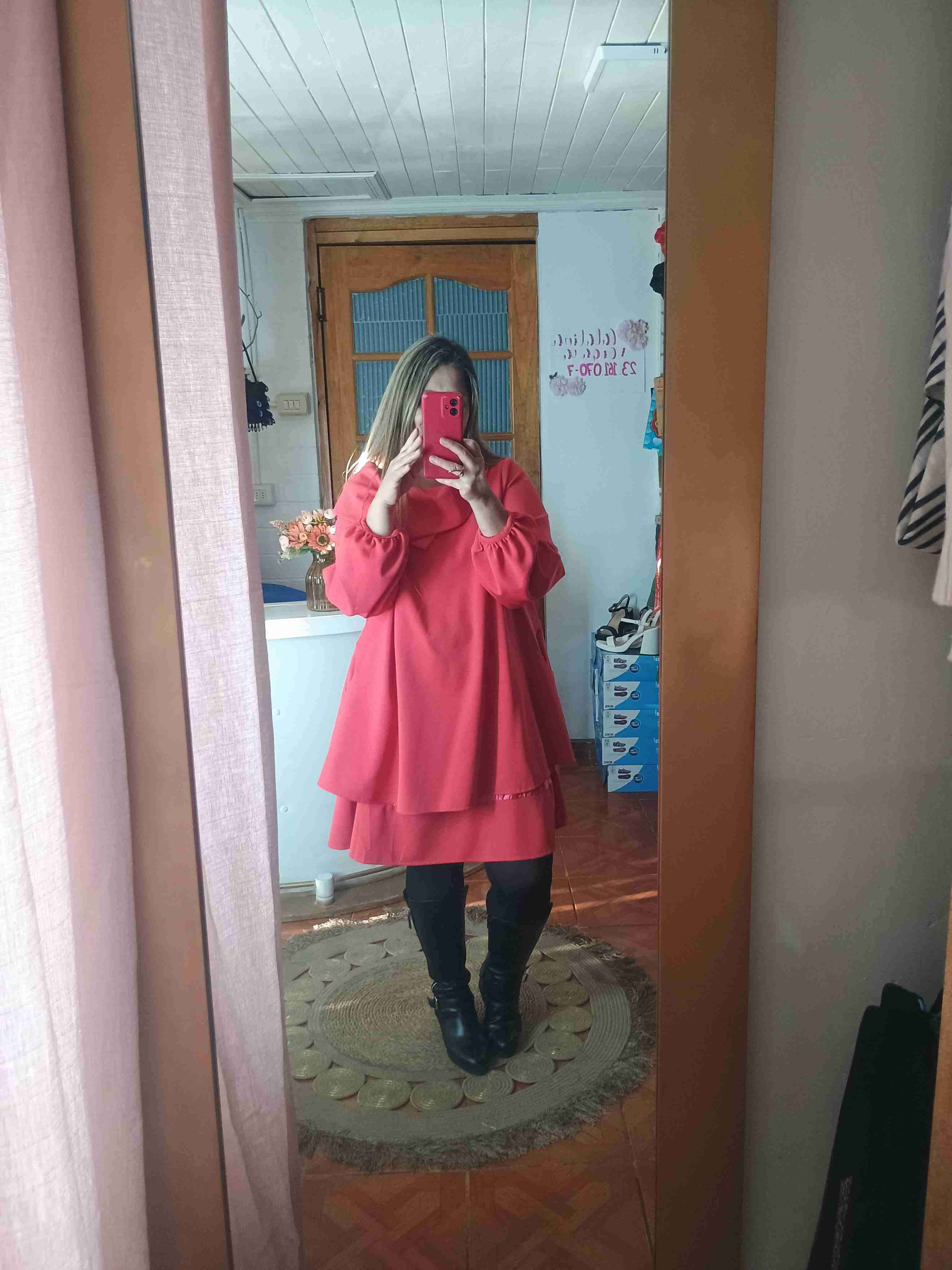 Vestido rojo elegante