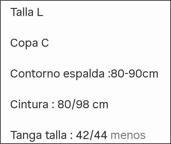 Conjunto lencería floral talla L - 2