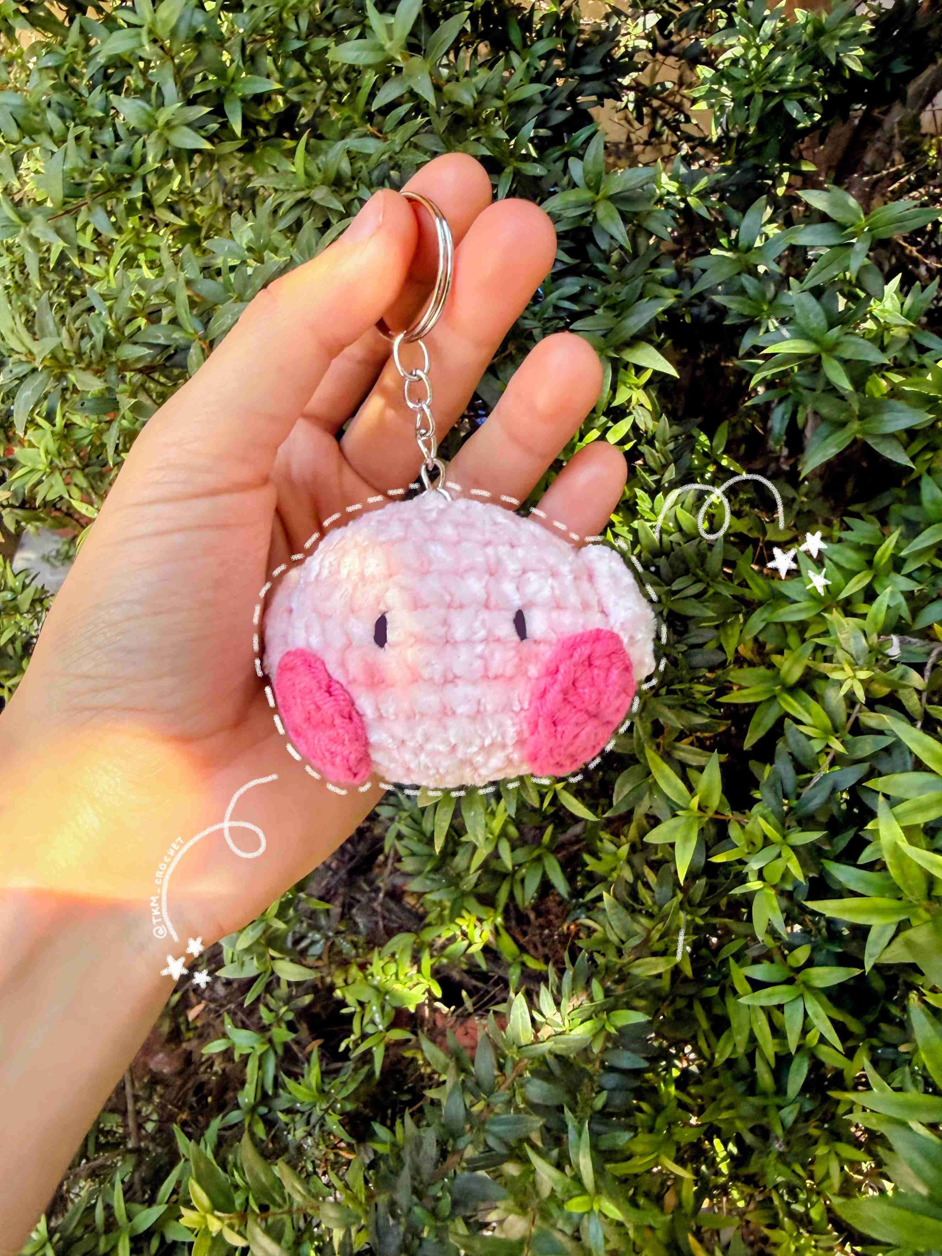 Llavero kyrbi tejido