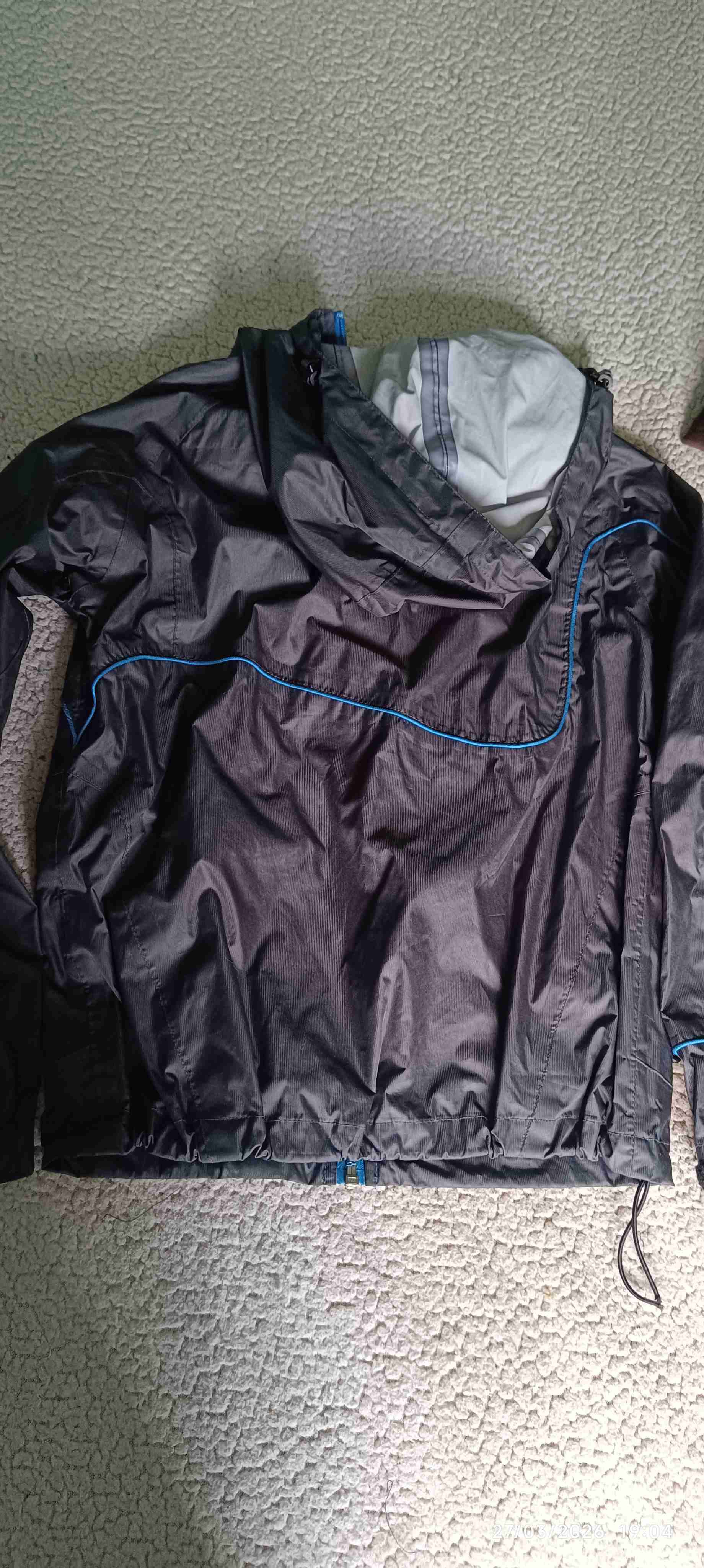 Chaqueta azul impermeable Rescue talla 10 - miniatura 2