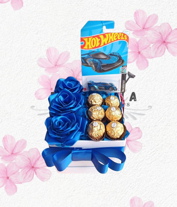 Set Regalo Hot Wheels y Chocolates