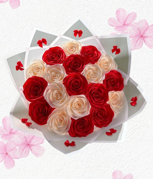 Ramo de rosas artificiales 25 rositas