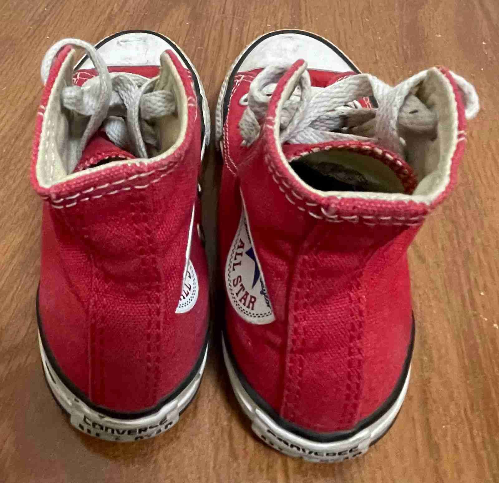 Zapatillas Converse rojas N*27 - miniatura 3