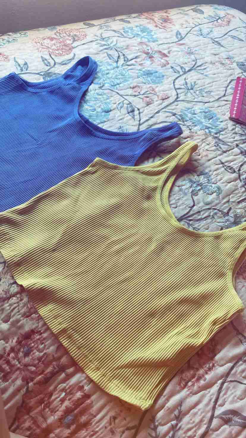 Top azul sin mangas - miniatura 5