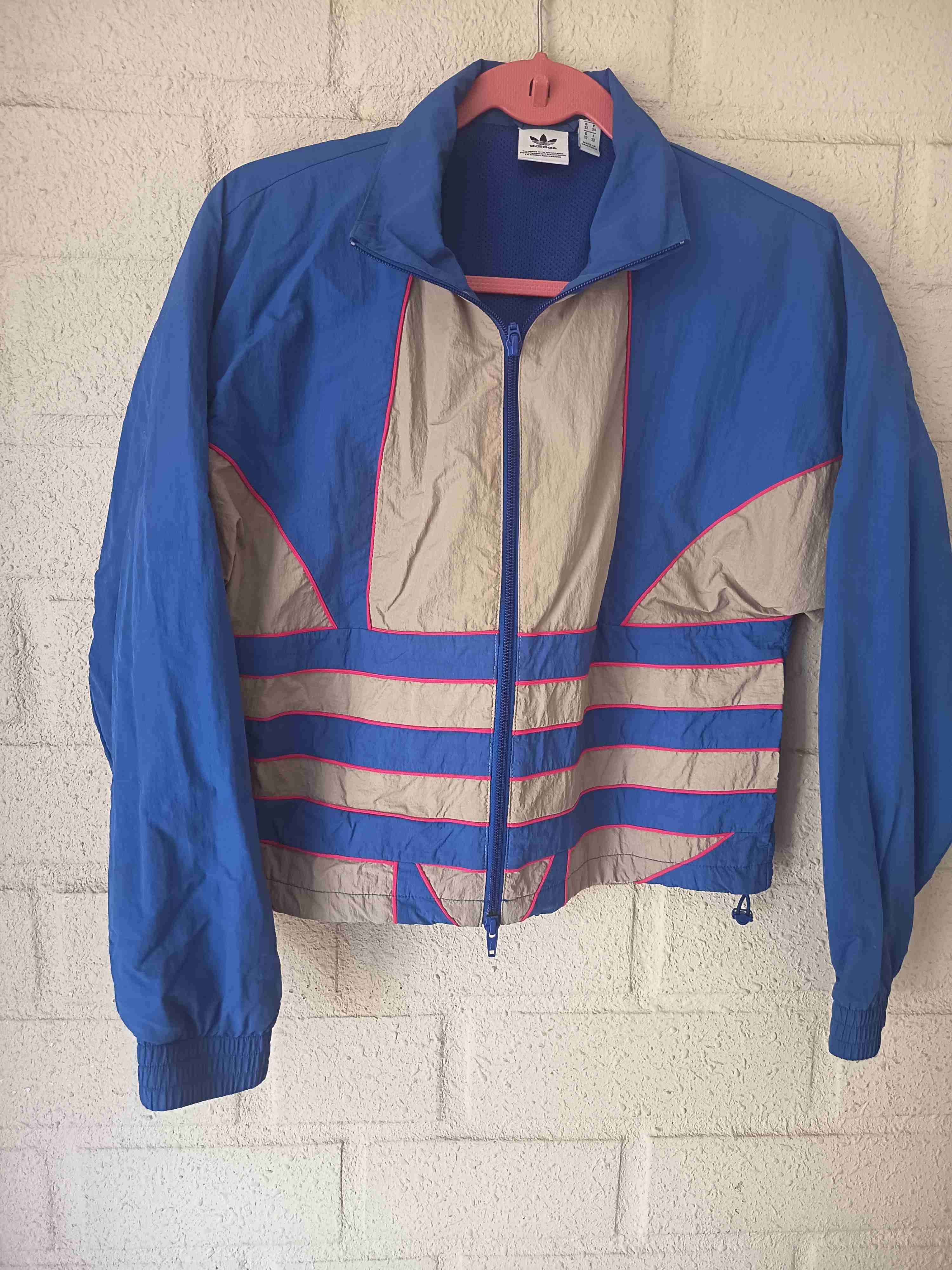 Chaqueta deportiva azul vintage
