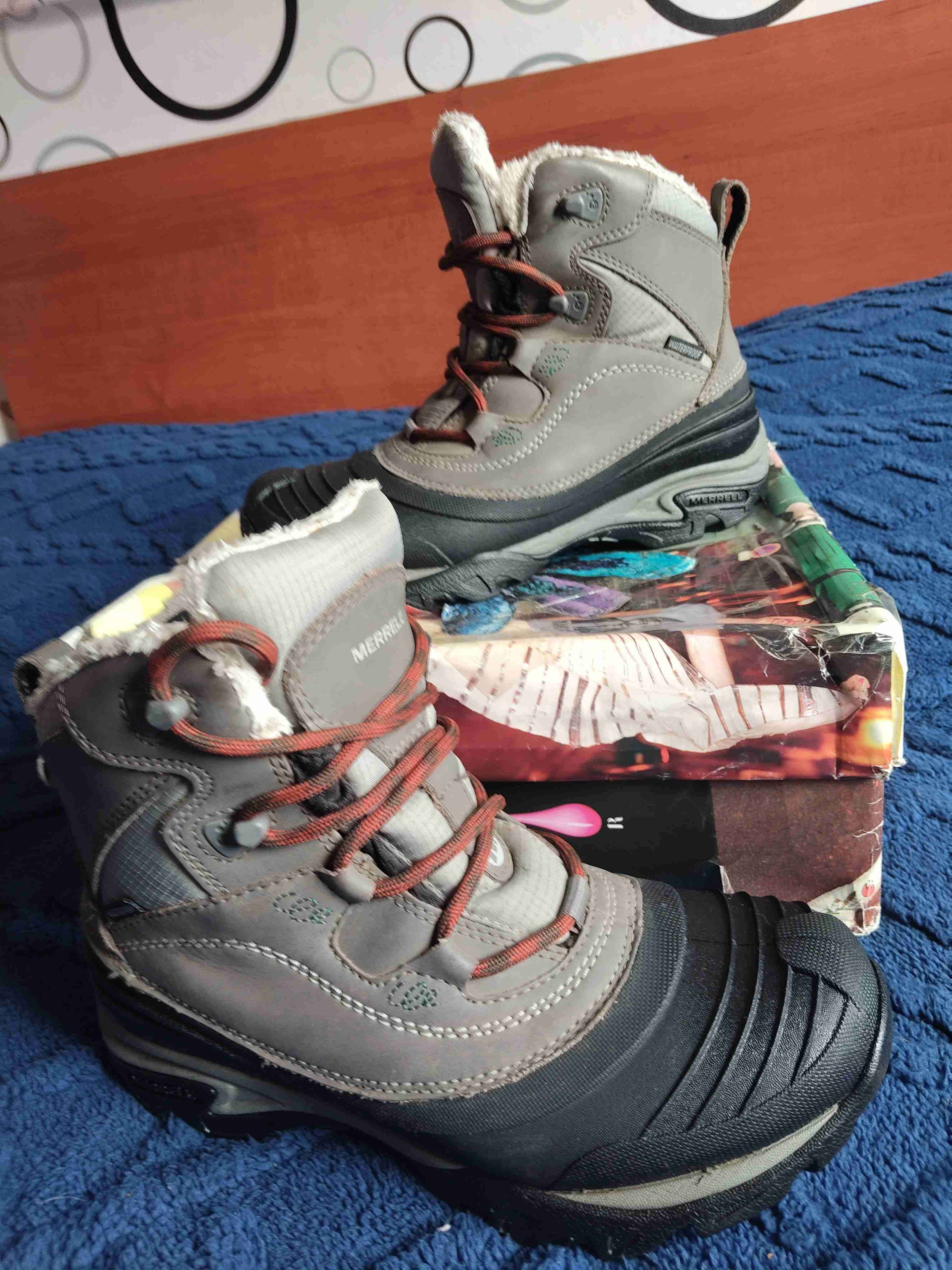 Botas de invierno impermeables grises - miniatura 4