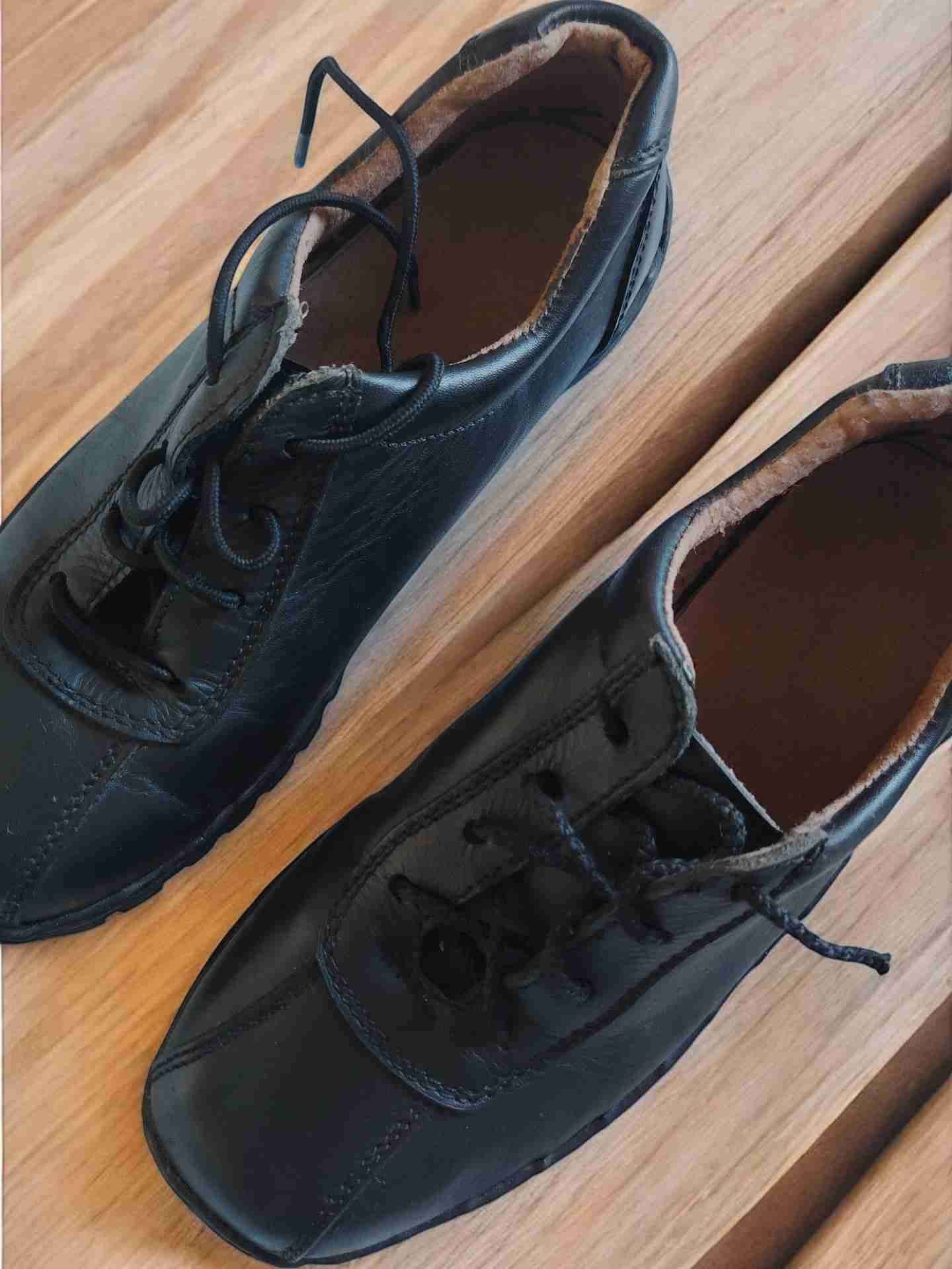 Zapatos de cuero negro para hombre o mujer - 2