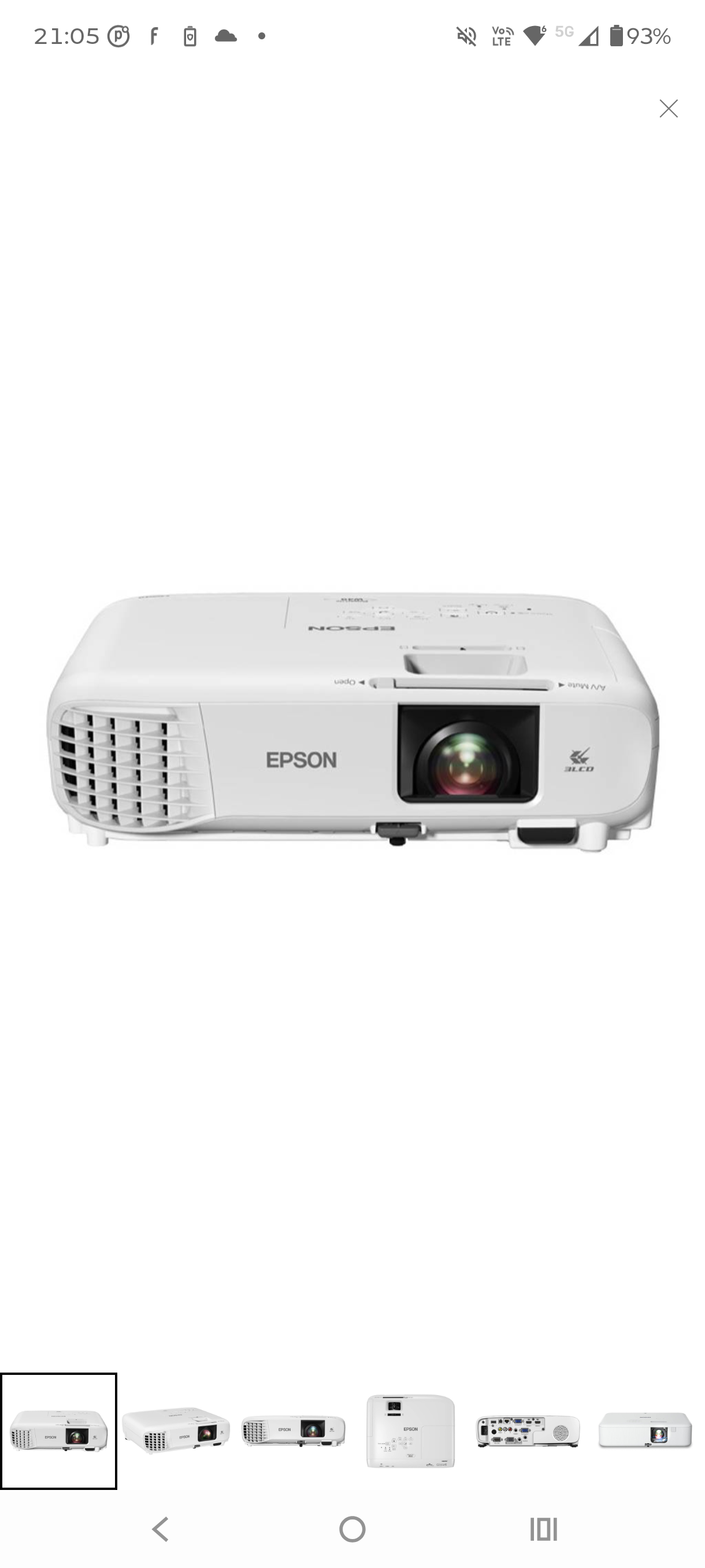 Proyector Epson 119w