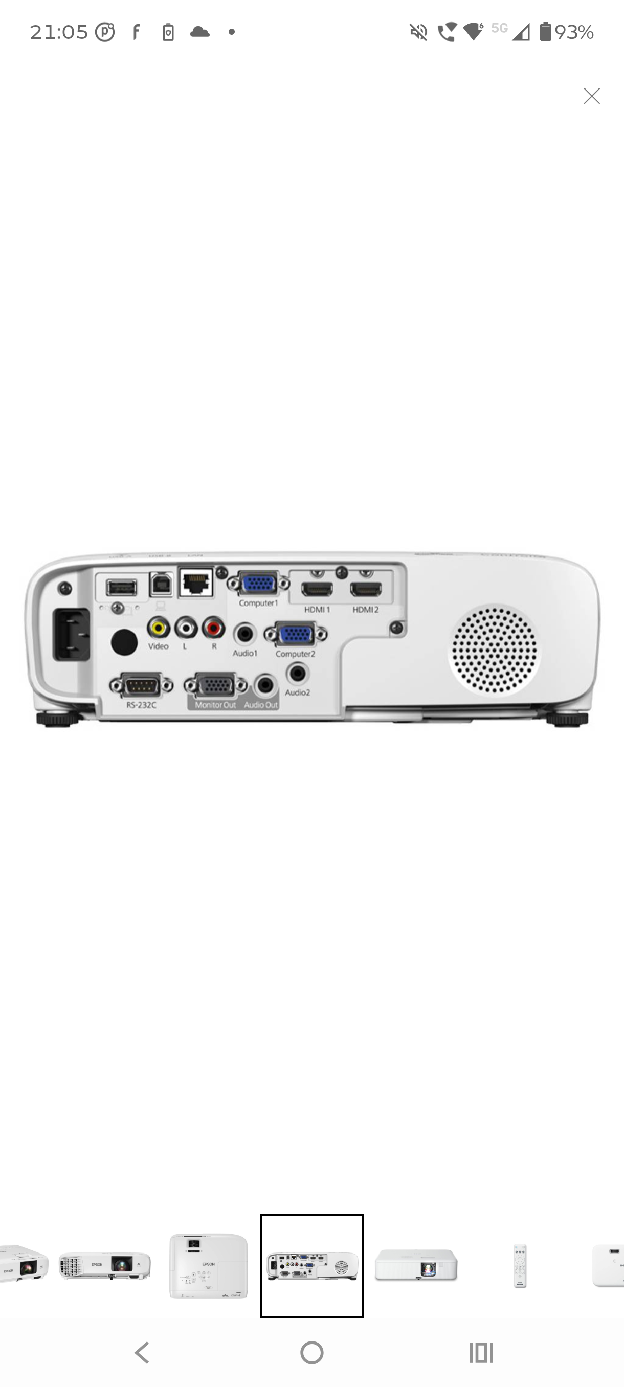 Proyector Epson 119w - 3