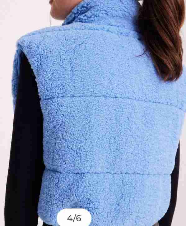 Polar crop azul sin mangas - miniatura 3