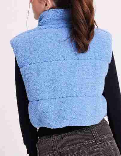 Polar crop azul sin mangas - miniatura 5