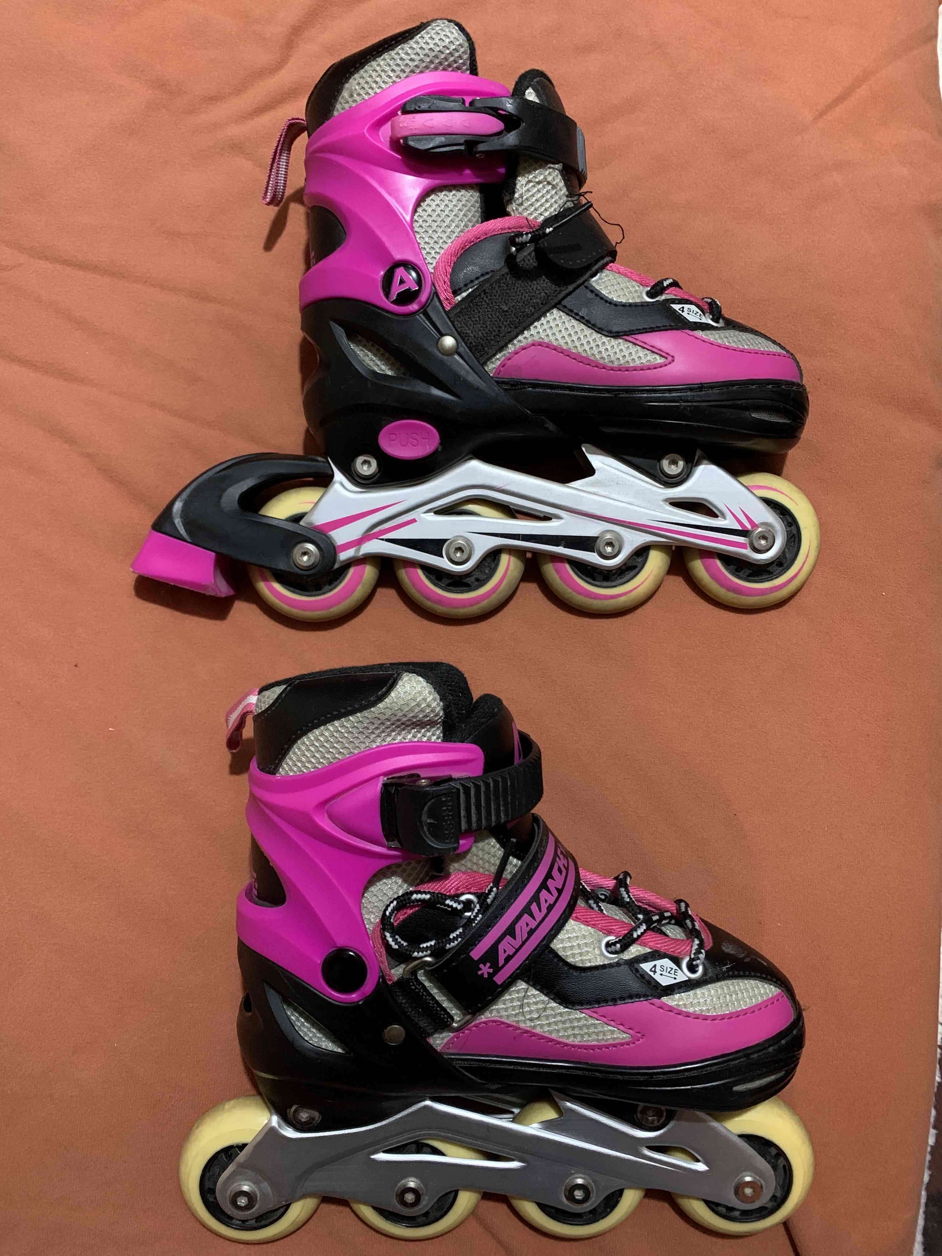 Patines en línea rosas - miniatura 2