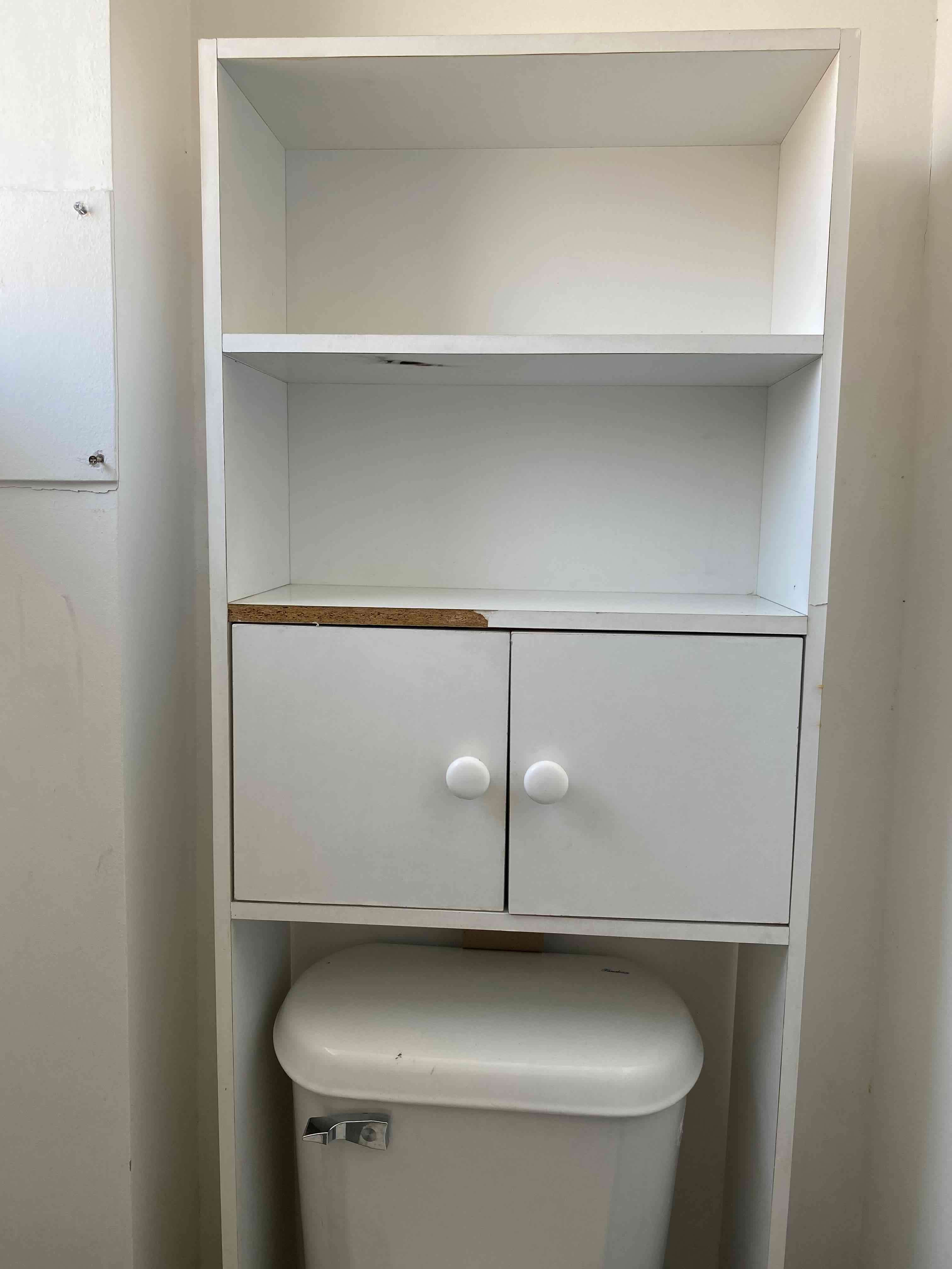 Mueble organizador de baño blanco - miniatura 2