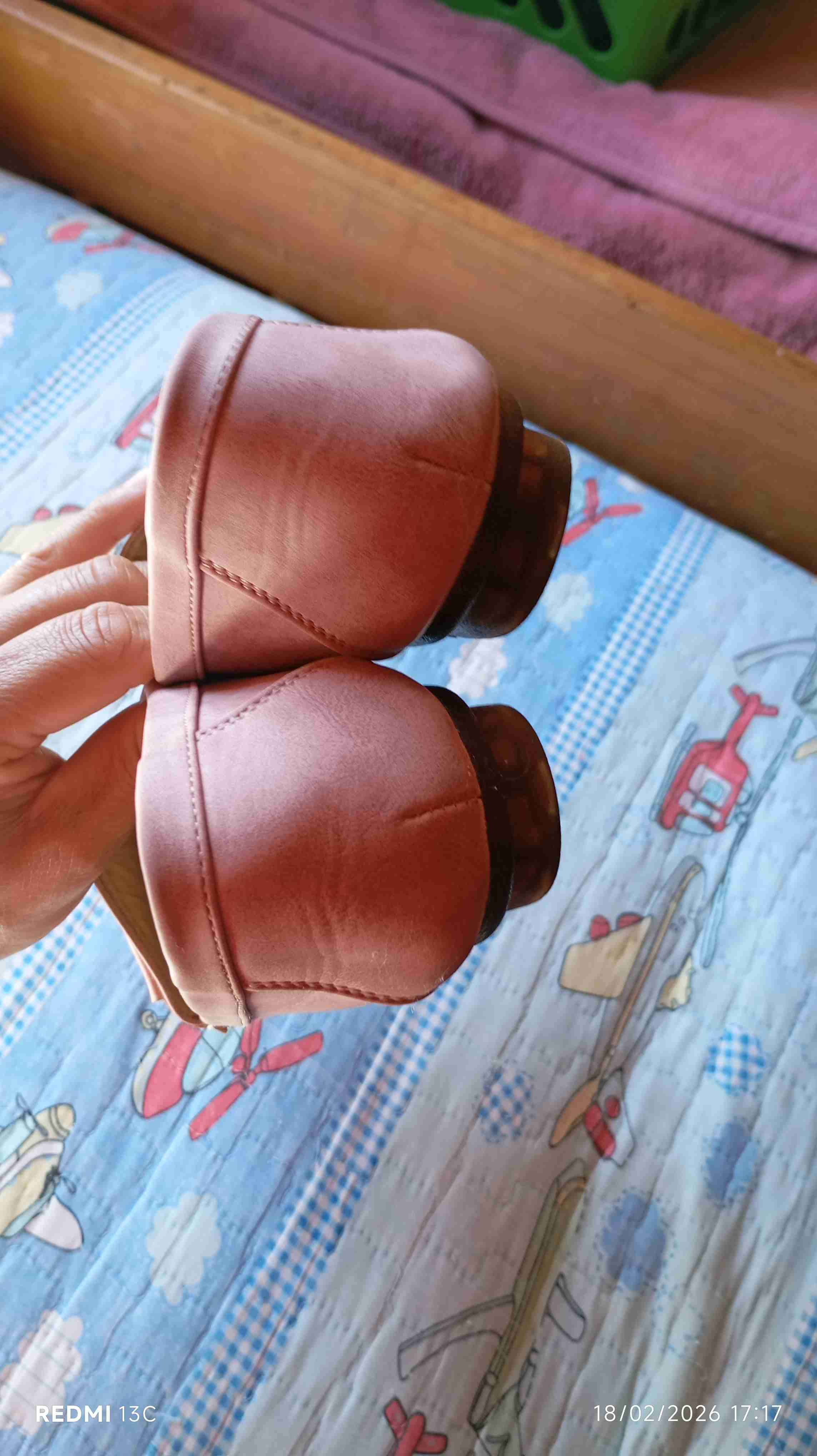 Mocasines rosados de cuero - miniatura 5