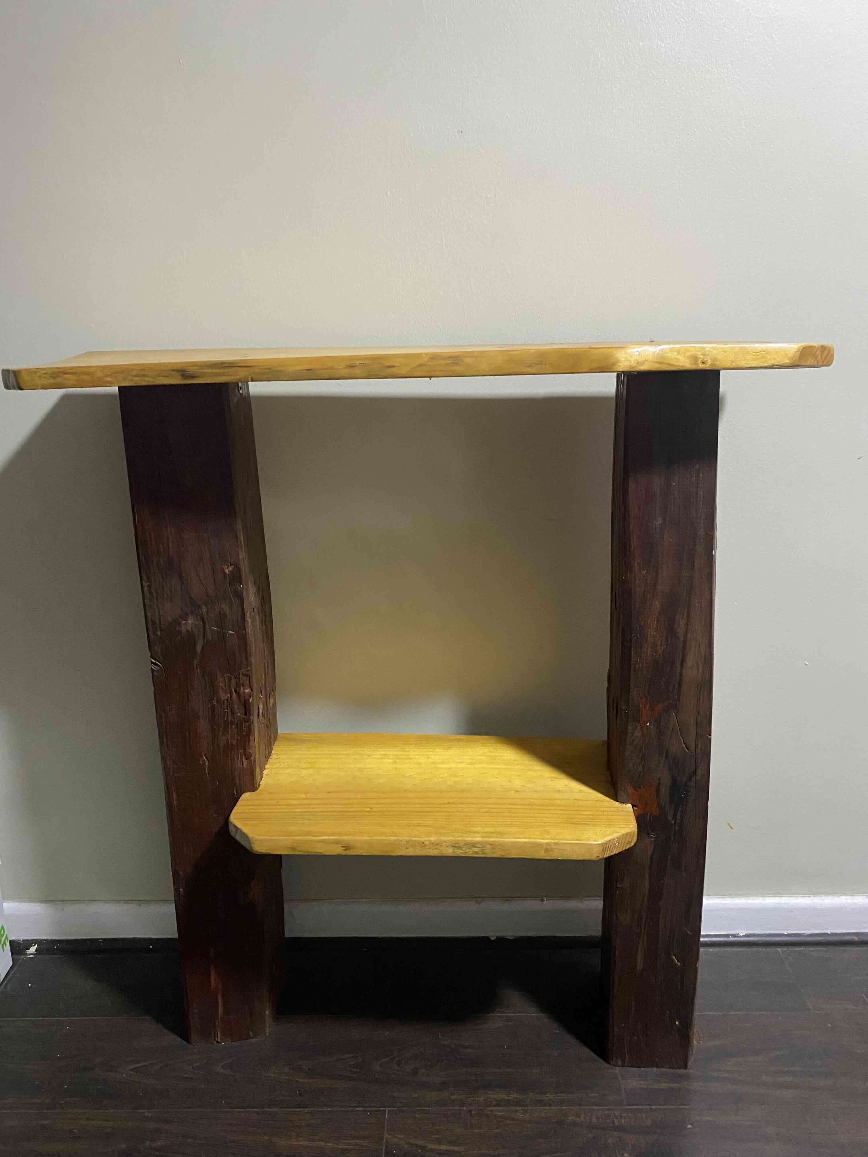 Mesa de madera rústica - miniatura 2