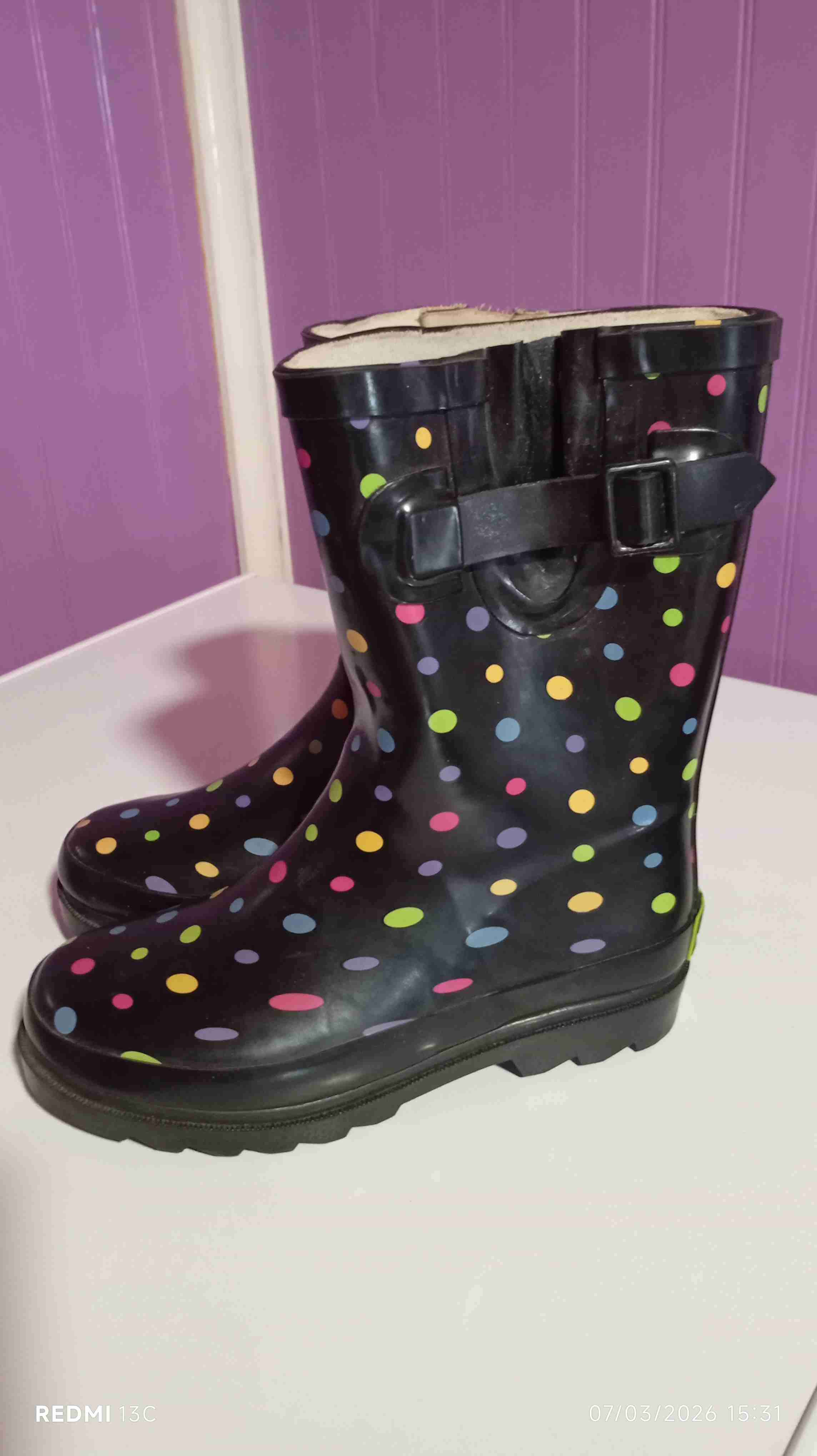 Botas de goma con puntos - miniatura 2