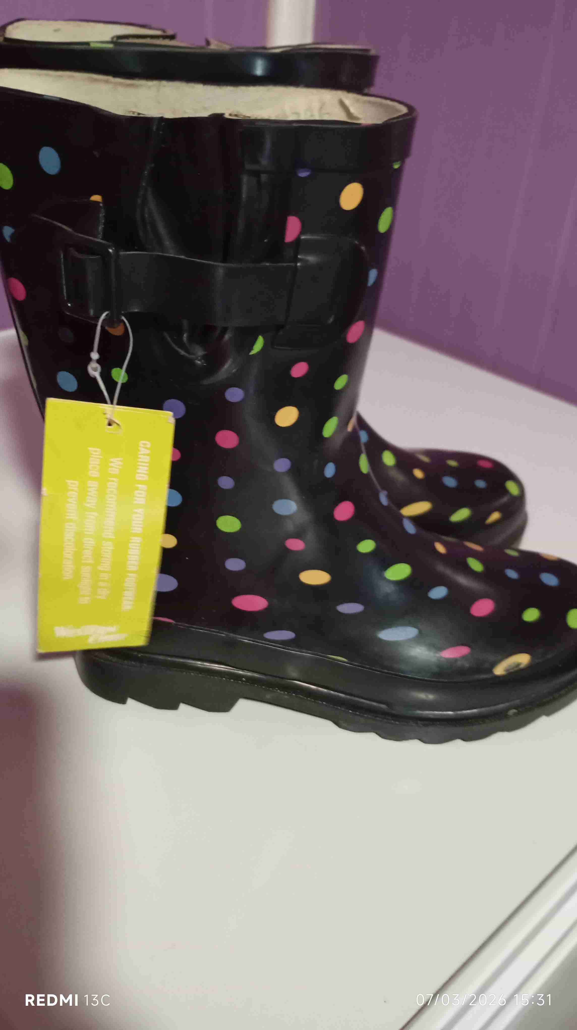 Botas de goma con puntos - miniatura 3