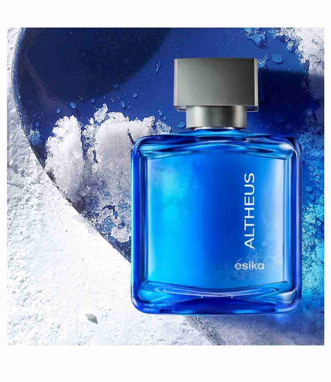 Perfume Altheus Ésika azul