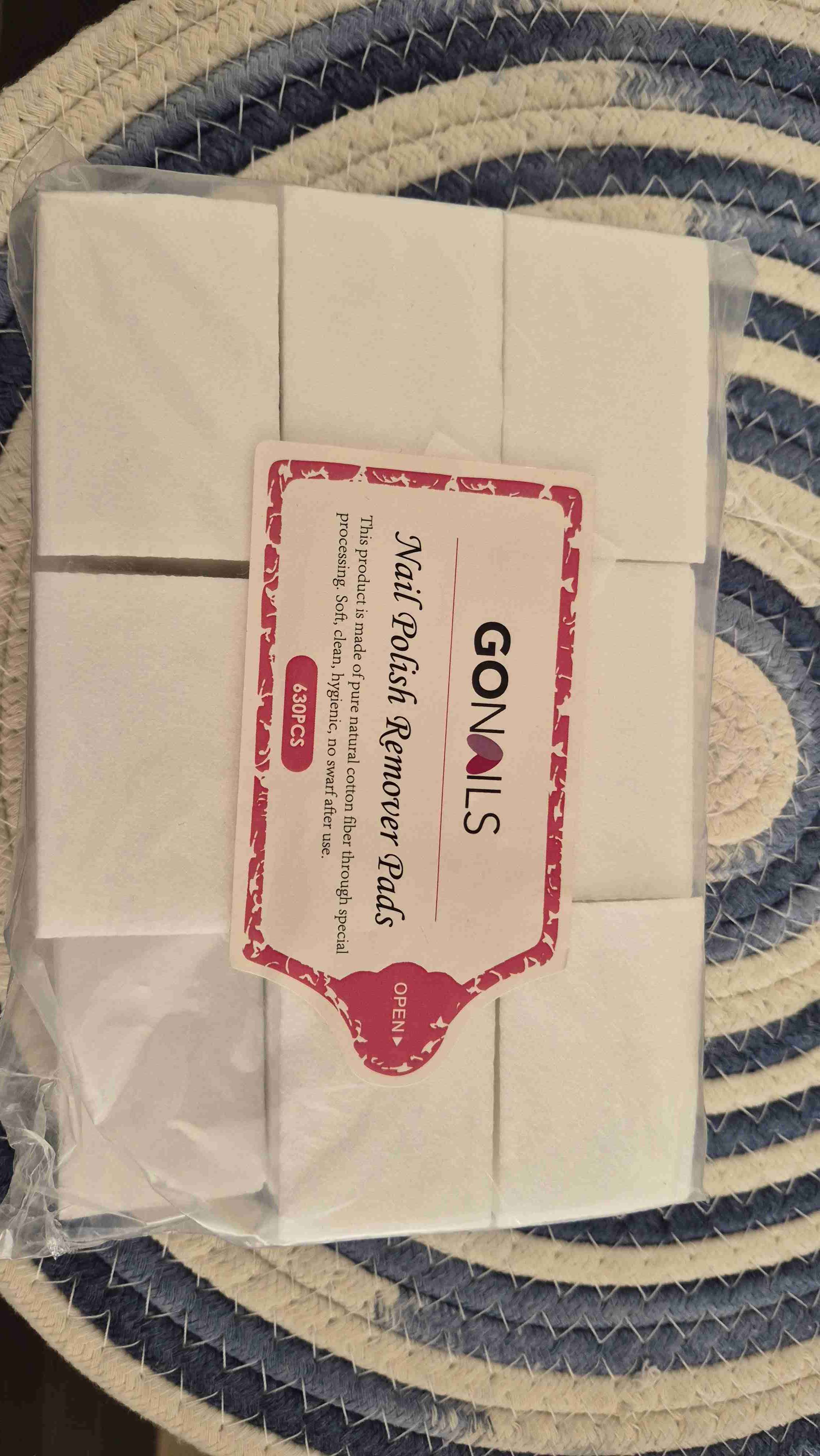 Pads quitaesmalte Gonails