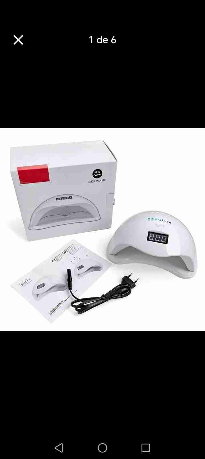 Lámpara LED/UV para uñas 48W