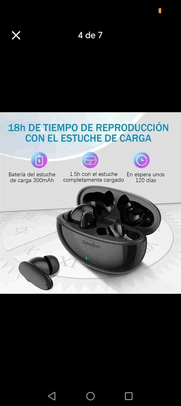 Audífonos inalámbricos negros - miniatura 2