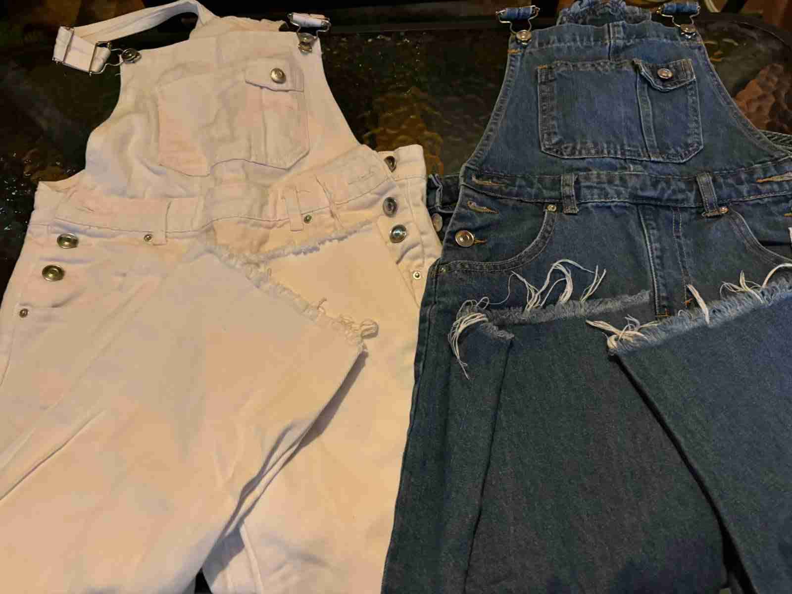 Chaqueta plateada de cuero sintético - miniatura 3