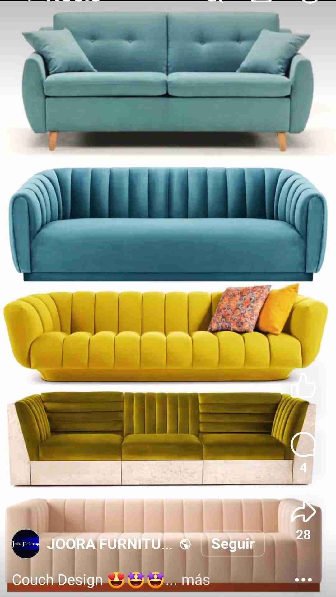 Sofá moderno multicolor - miniatura 3