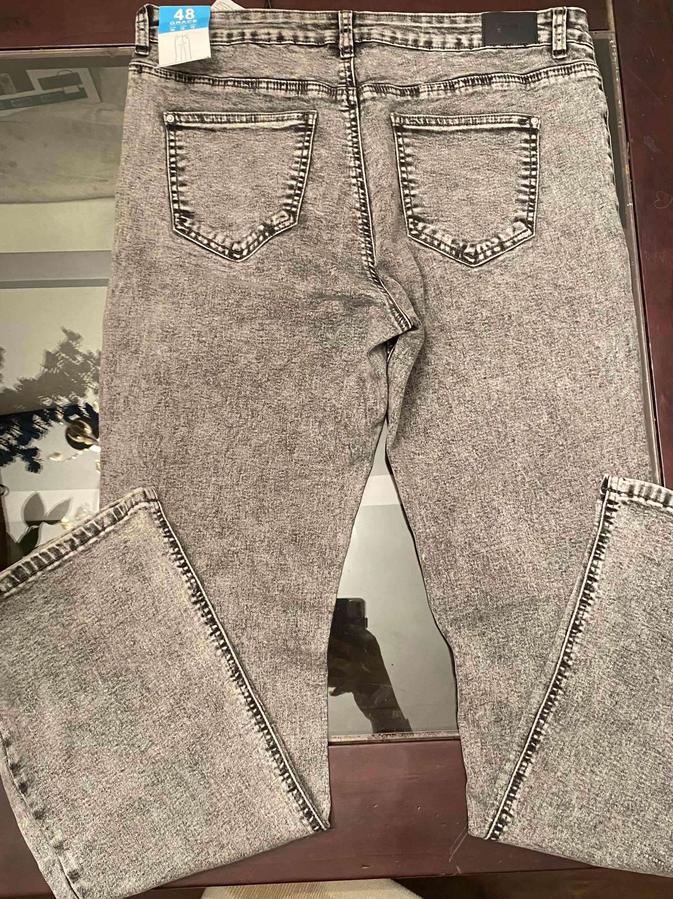 Jeans gris Sybilla nuevos - miniatura 2