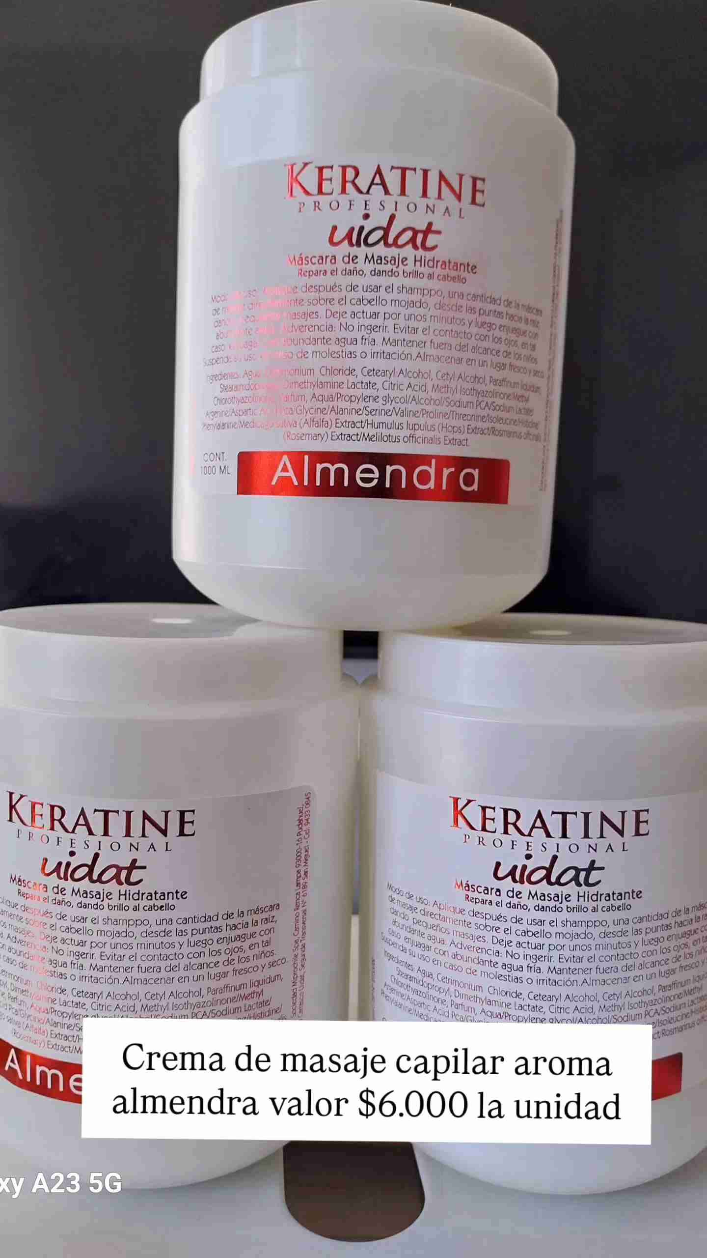 Mascarilla capilar almendra 1000ml - 2