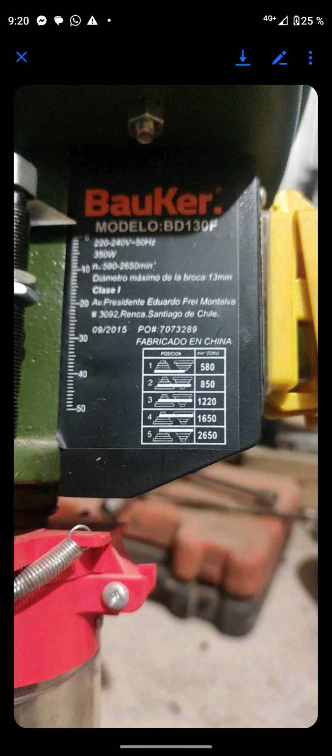 Taladro de banco verde - miniatura 5