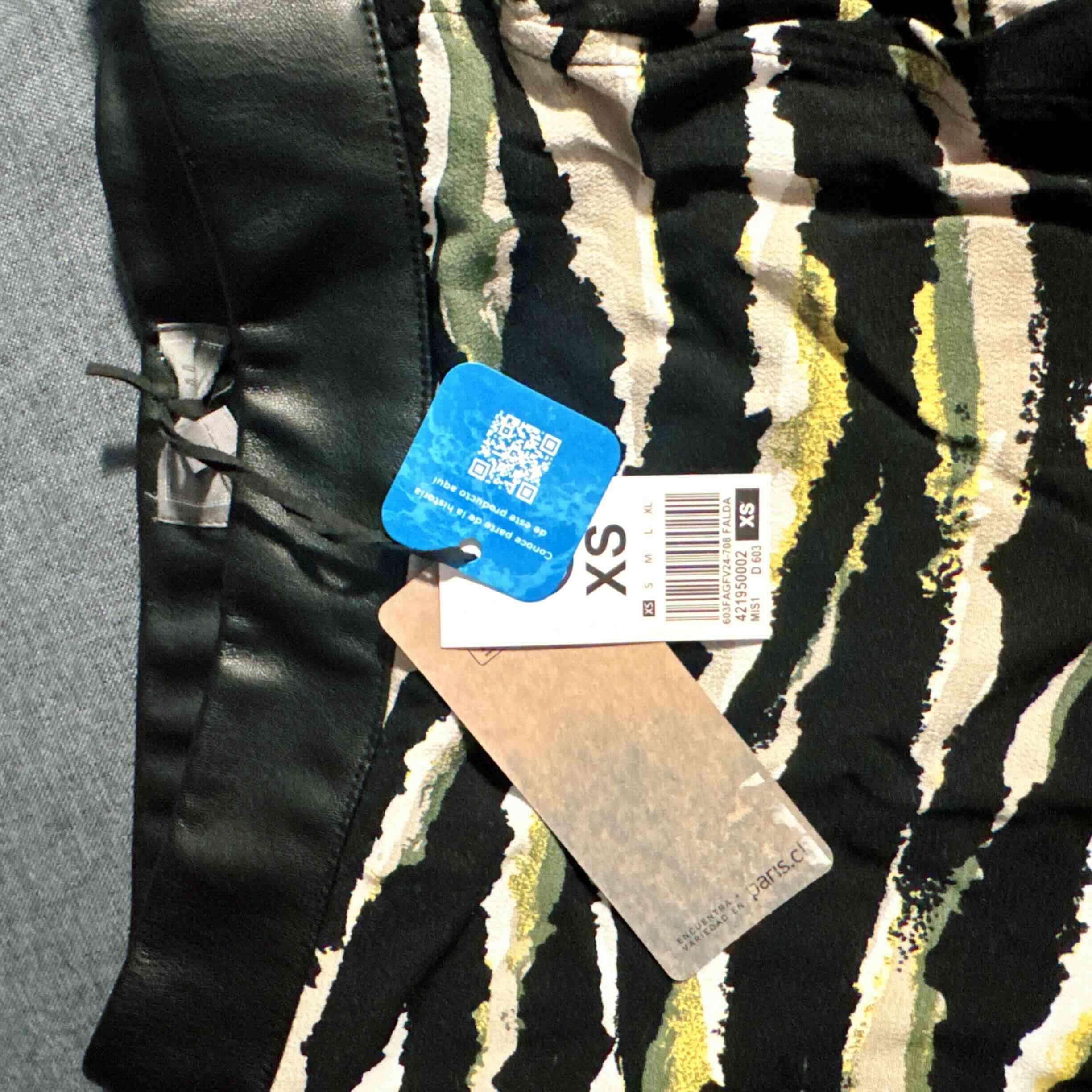 Falda corta estampado animal greenfield collection - 3