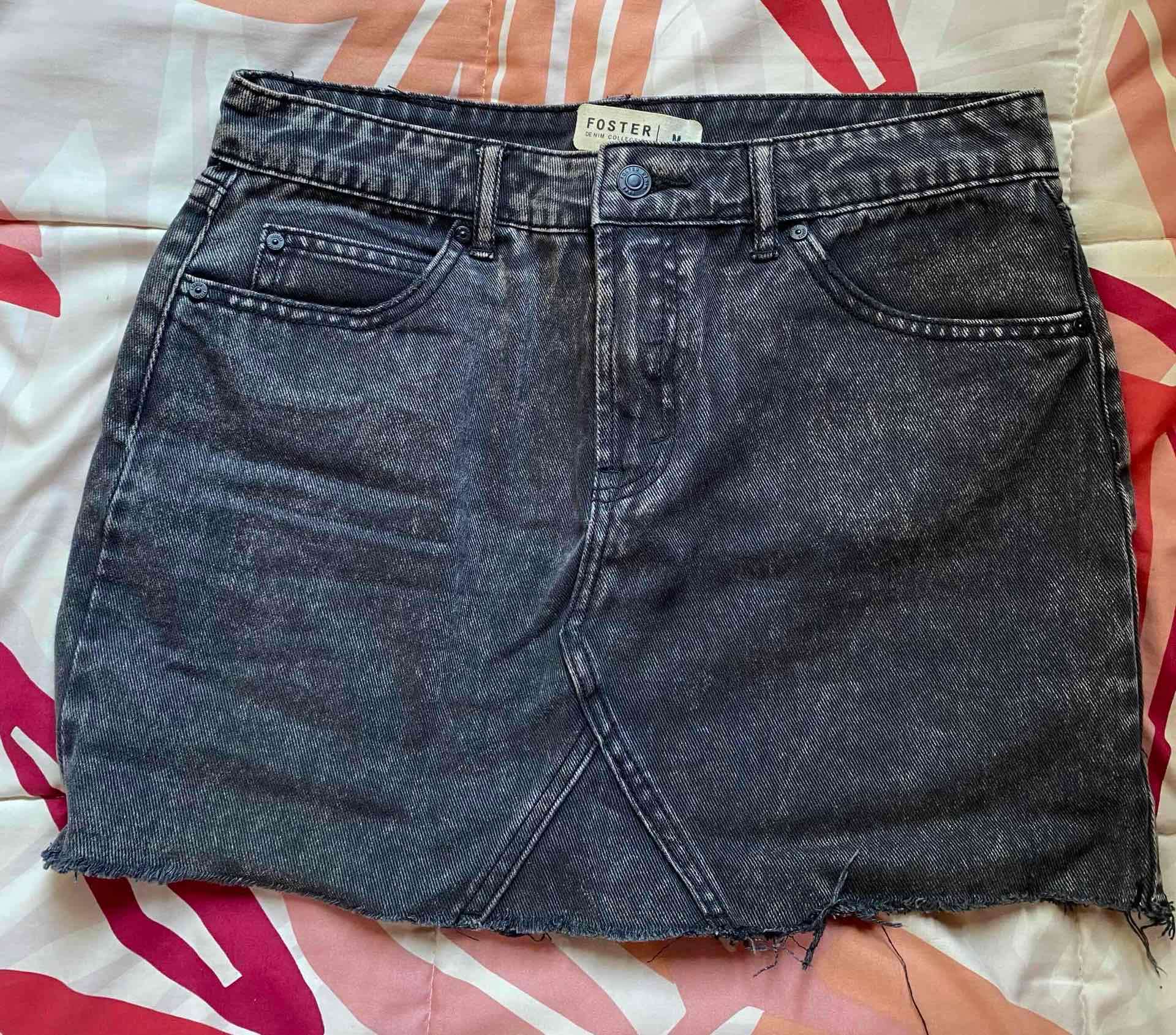 Falda denim negra Foster - miniatura 2