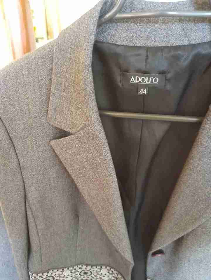 Blazer gris Adolfo diseño único - miniatura 3