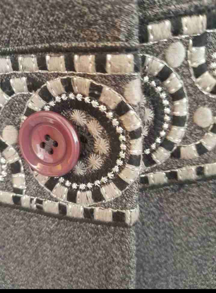 Blazer gris Adolfo diseño único - miniatura 4