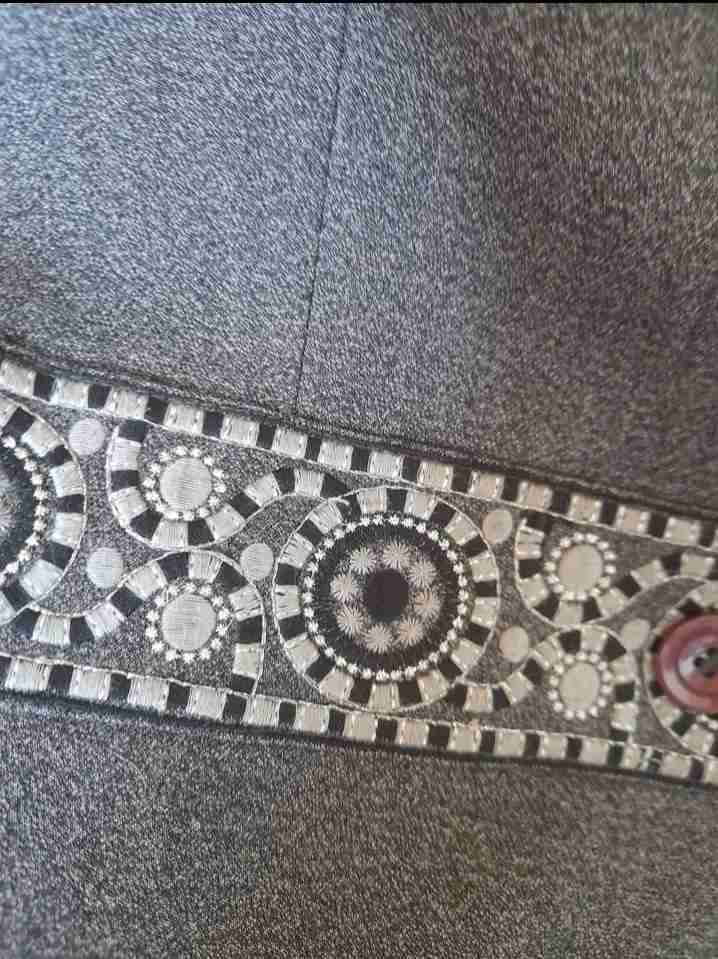 Blazer gris Adolfo diseño único - miniatura 5