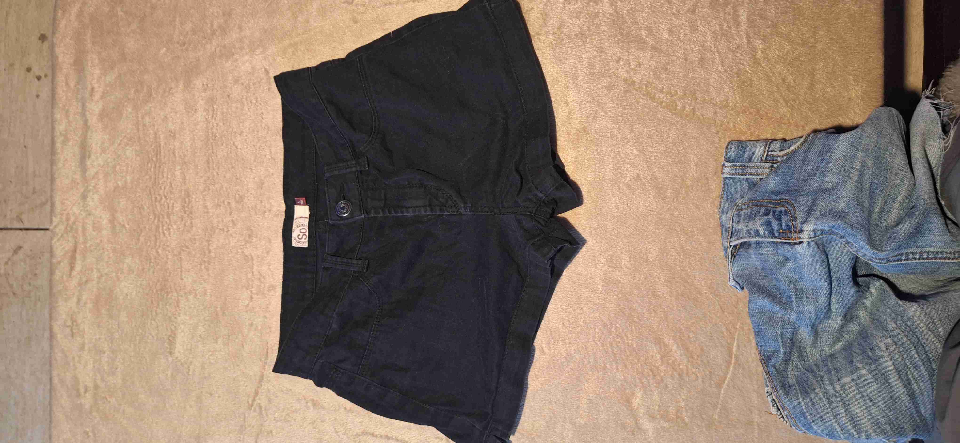 Mini falda y short de mezclilla - 4