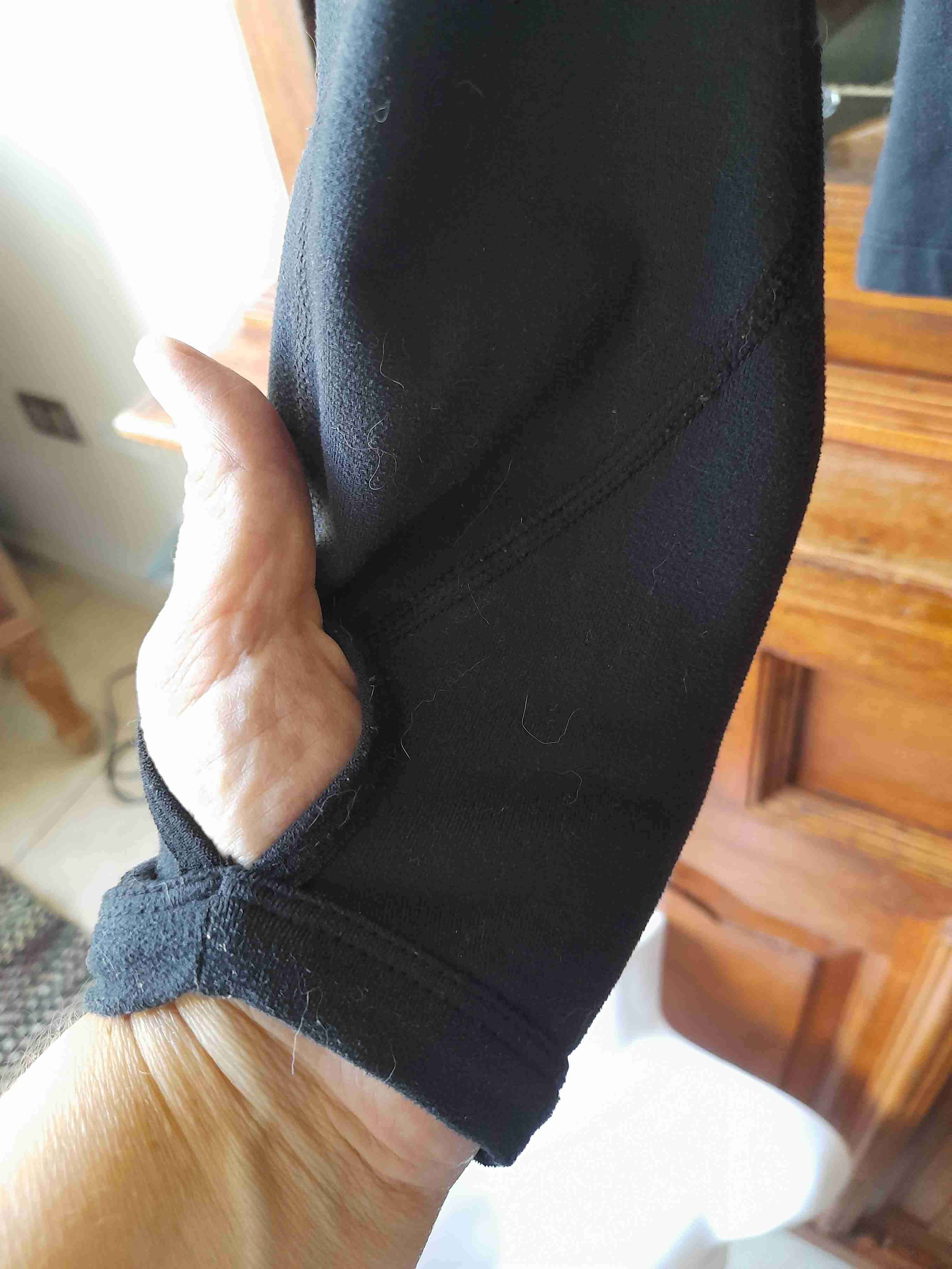 Polera manga larga , deportivo negro con cierre - miniatura 4