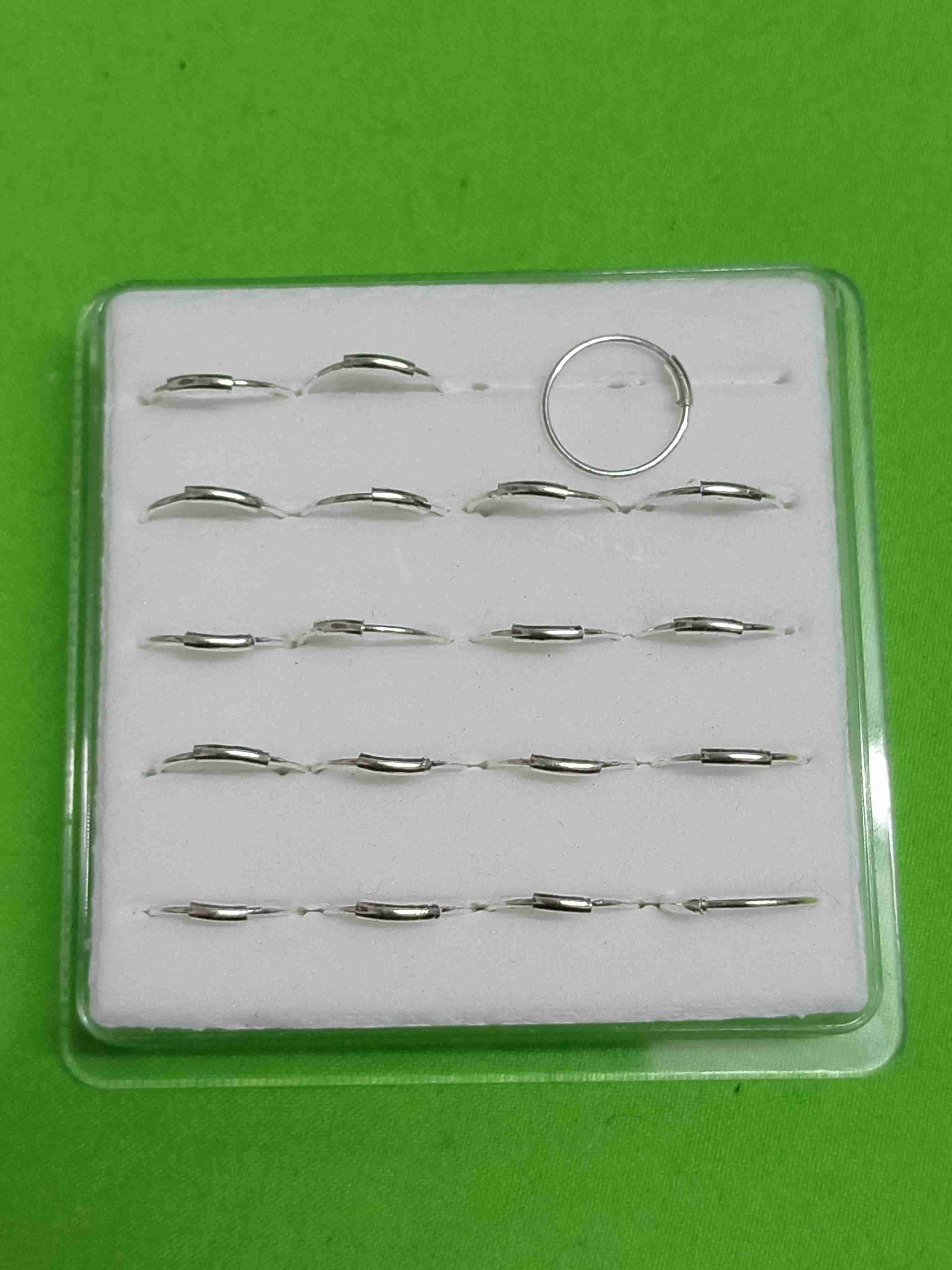 Piercing de nariz de plata, en diferentes diseños - miniatura 2