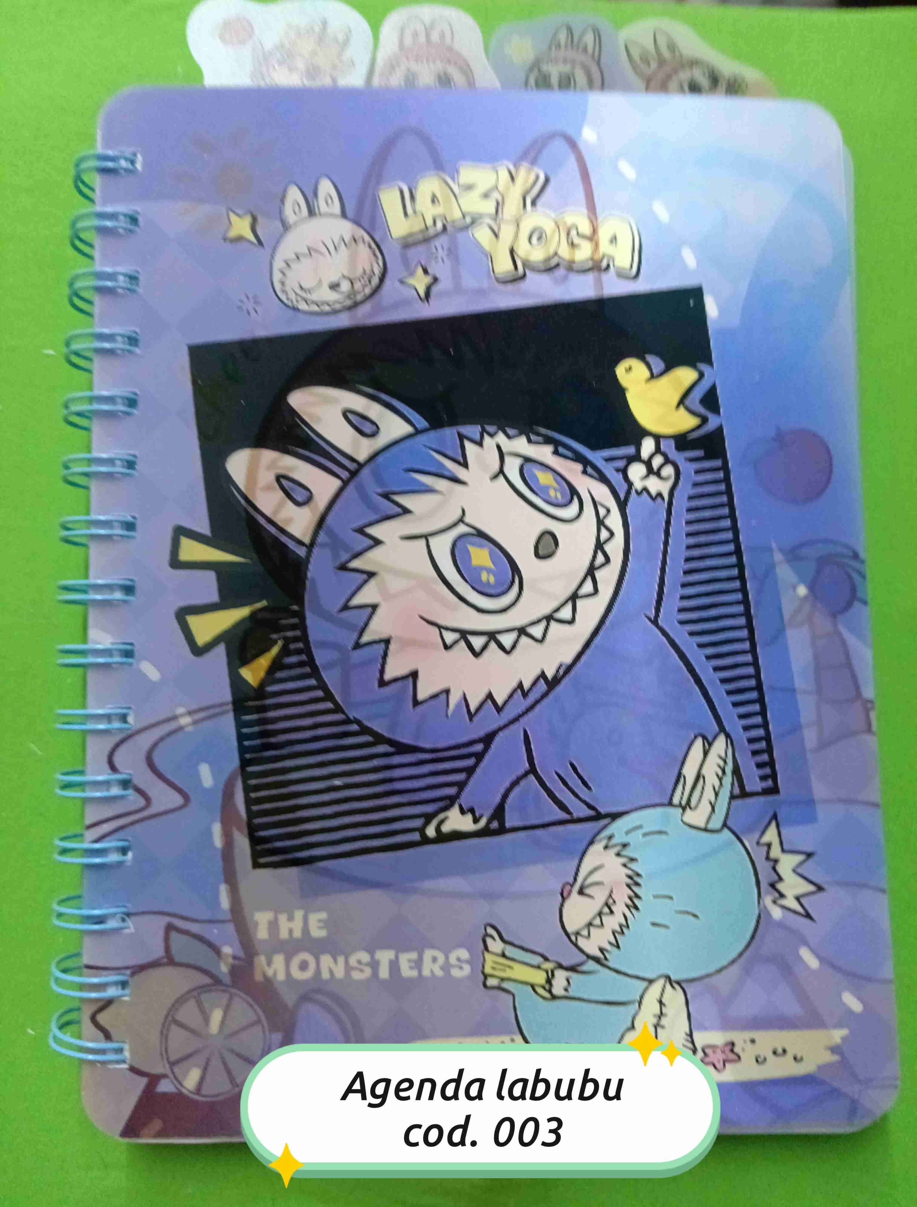 Agenda Labubu rosa con diseño - miniatura 2