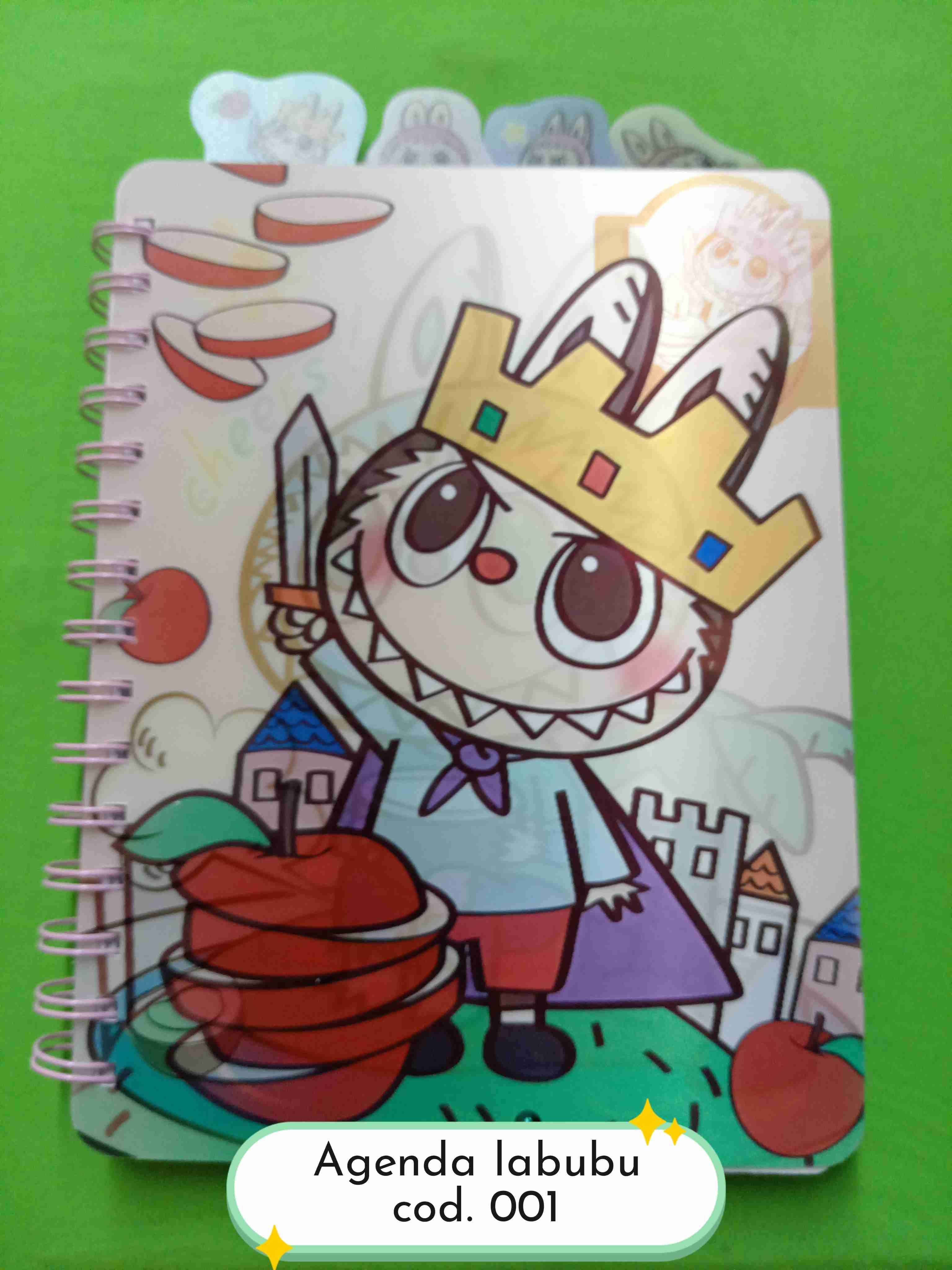 Agenda Labubu rosa con diseño - miniatura 3