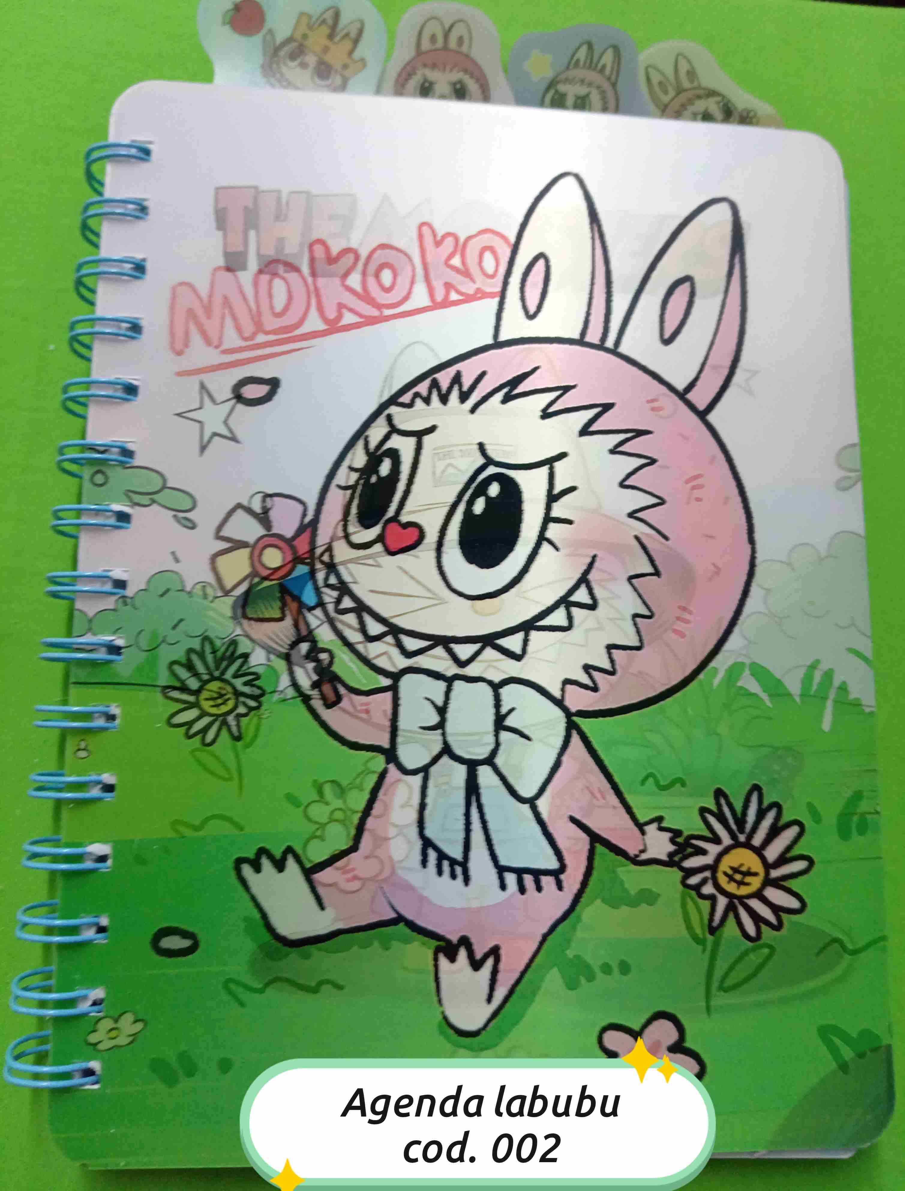 Agenda Labubu rosa con diseño - miniatura 4