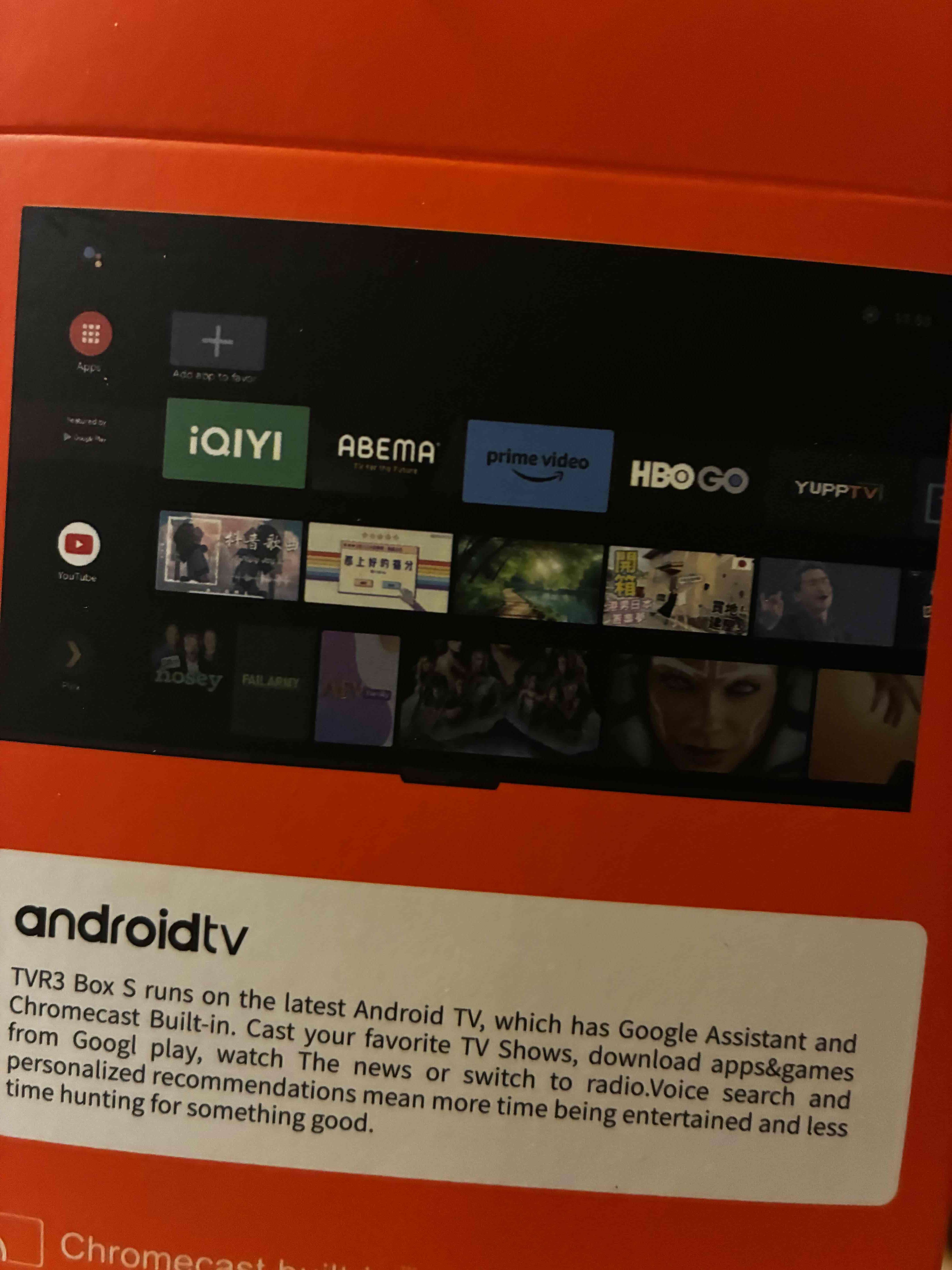 Android TV Box S con Chromecast
